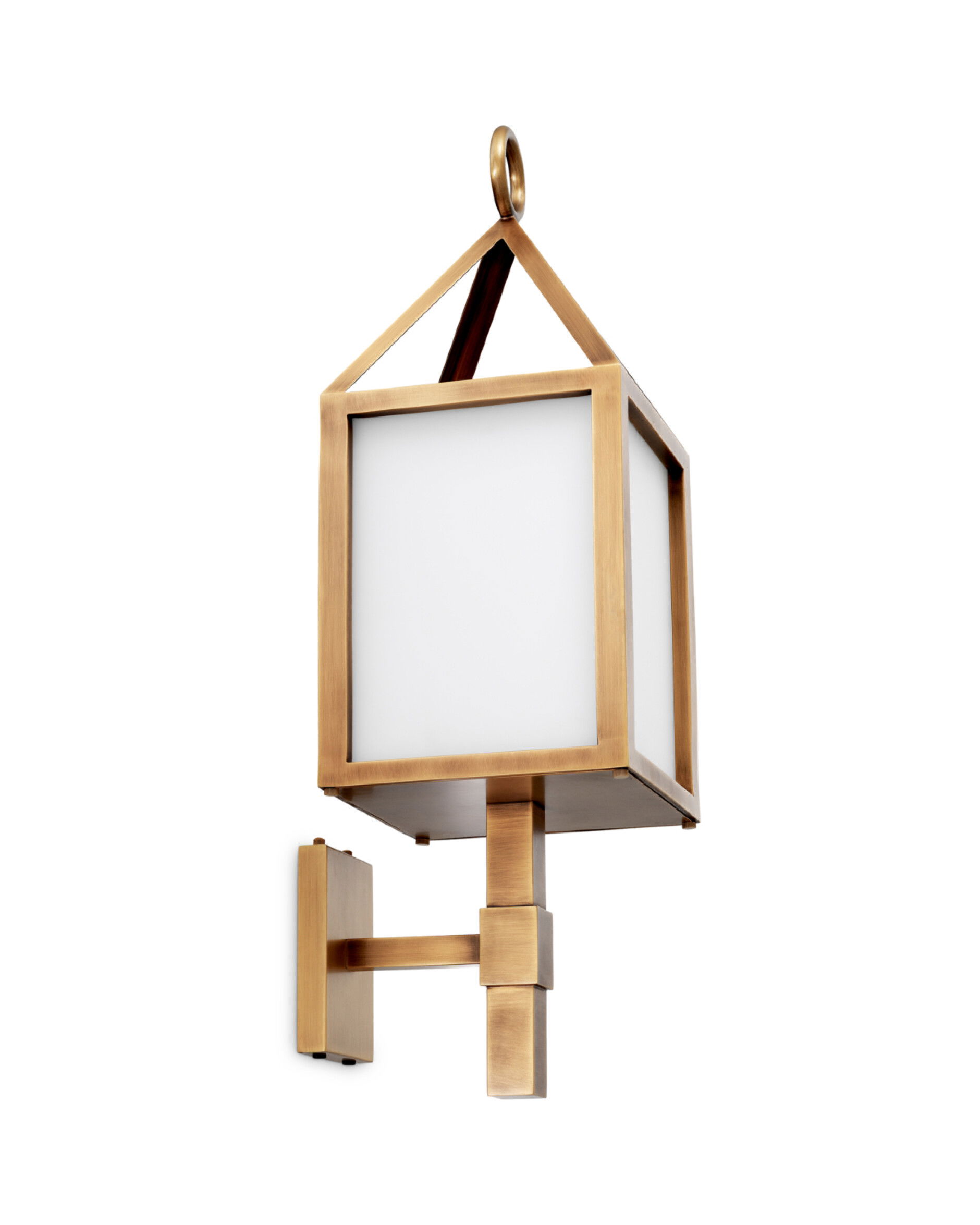 Riserva vägglampa antik mässing