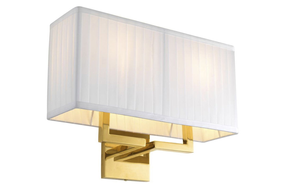 Westbrook vägglampa guld