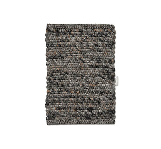 Grey melange - Merino Rug Natural Beige