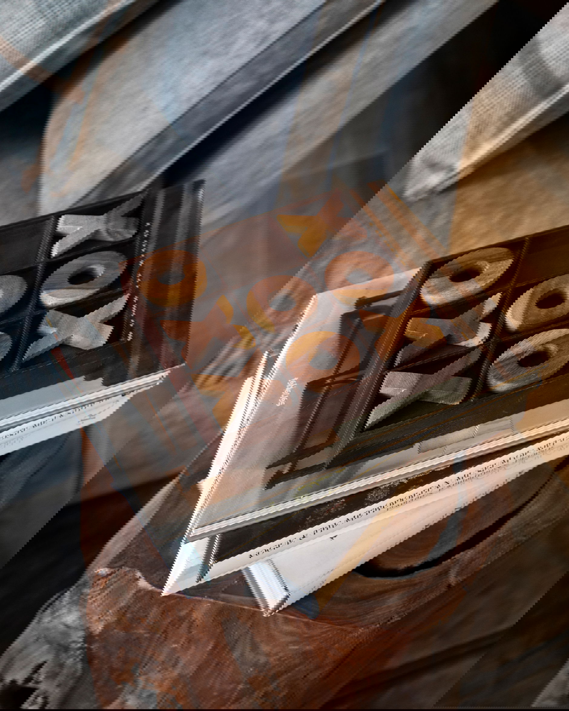 Mendoza tic-tac-toe brown OUTLET