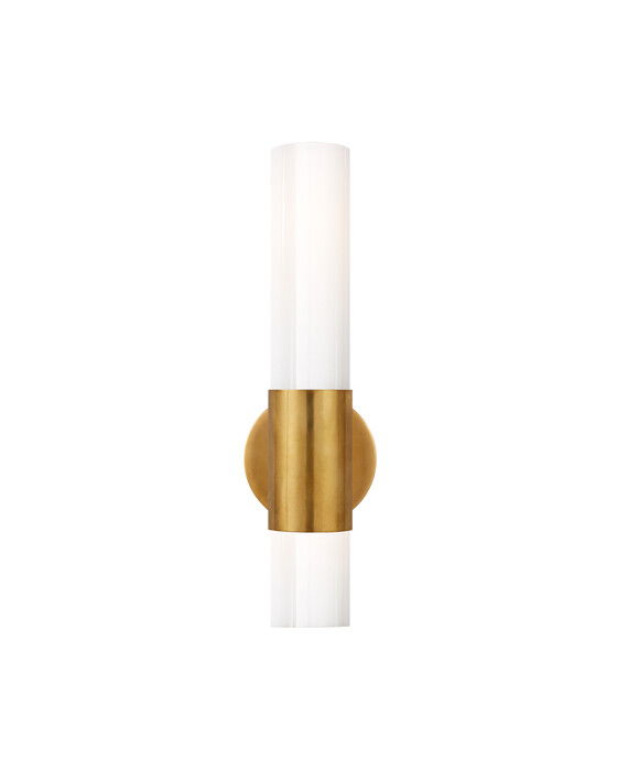 Penz Cylindrical vägglampa antik mässing