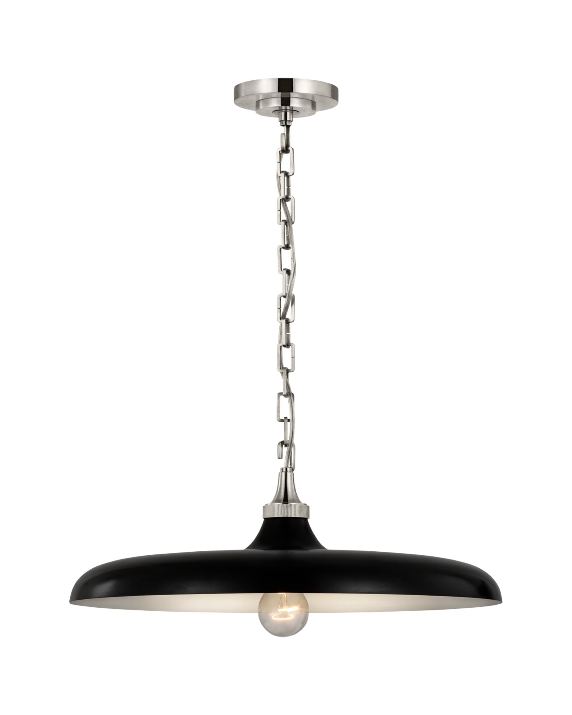 Piatto takpendel nickel/svart M