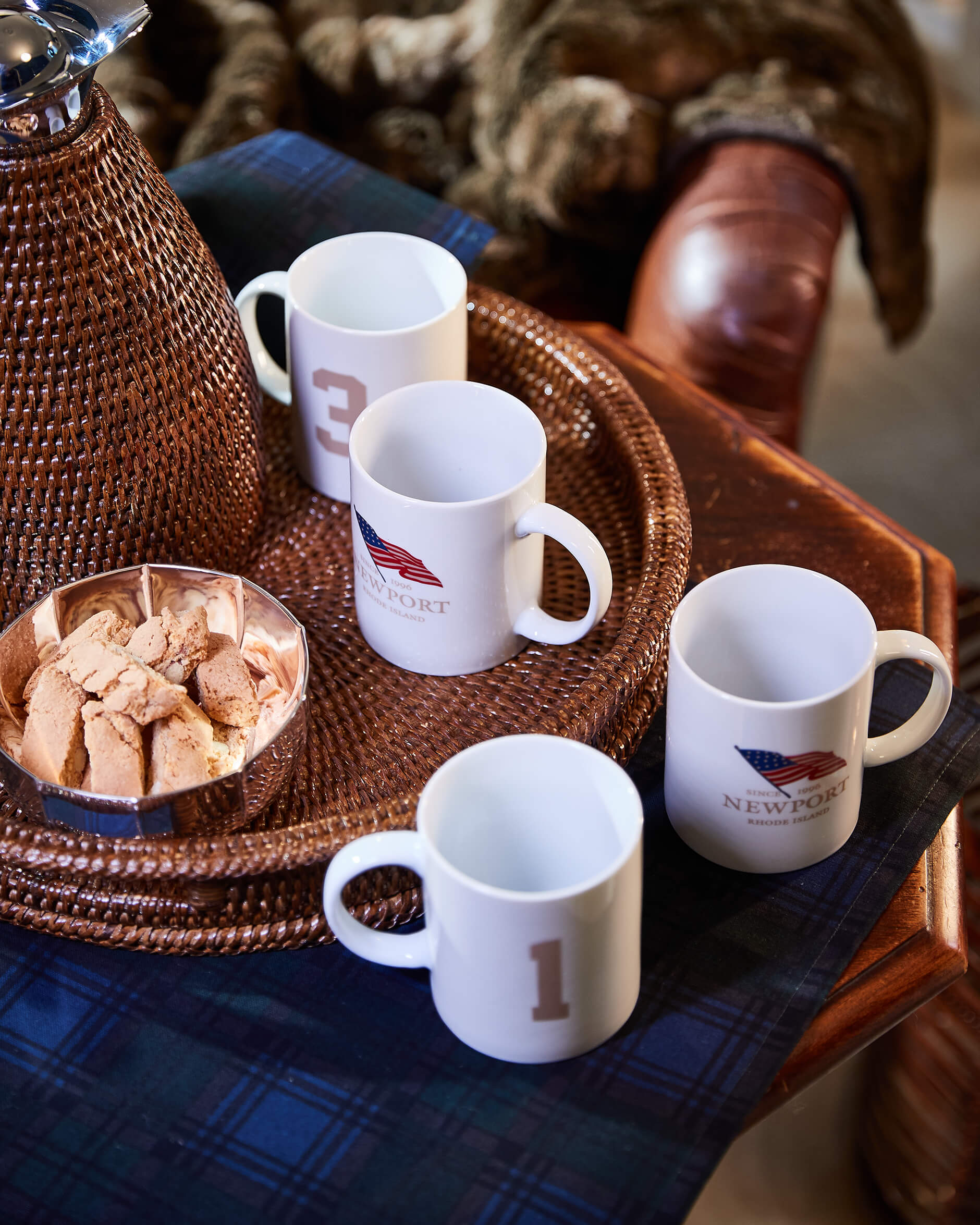 Newport Polo muggar ivory 4-pack