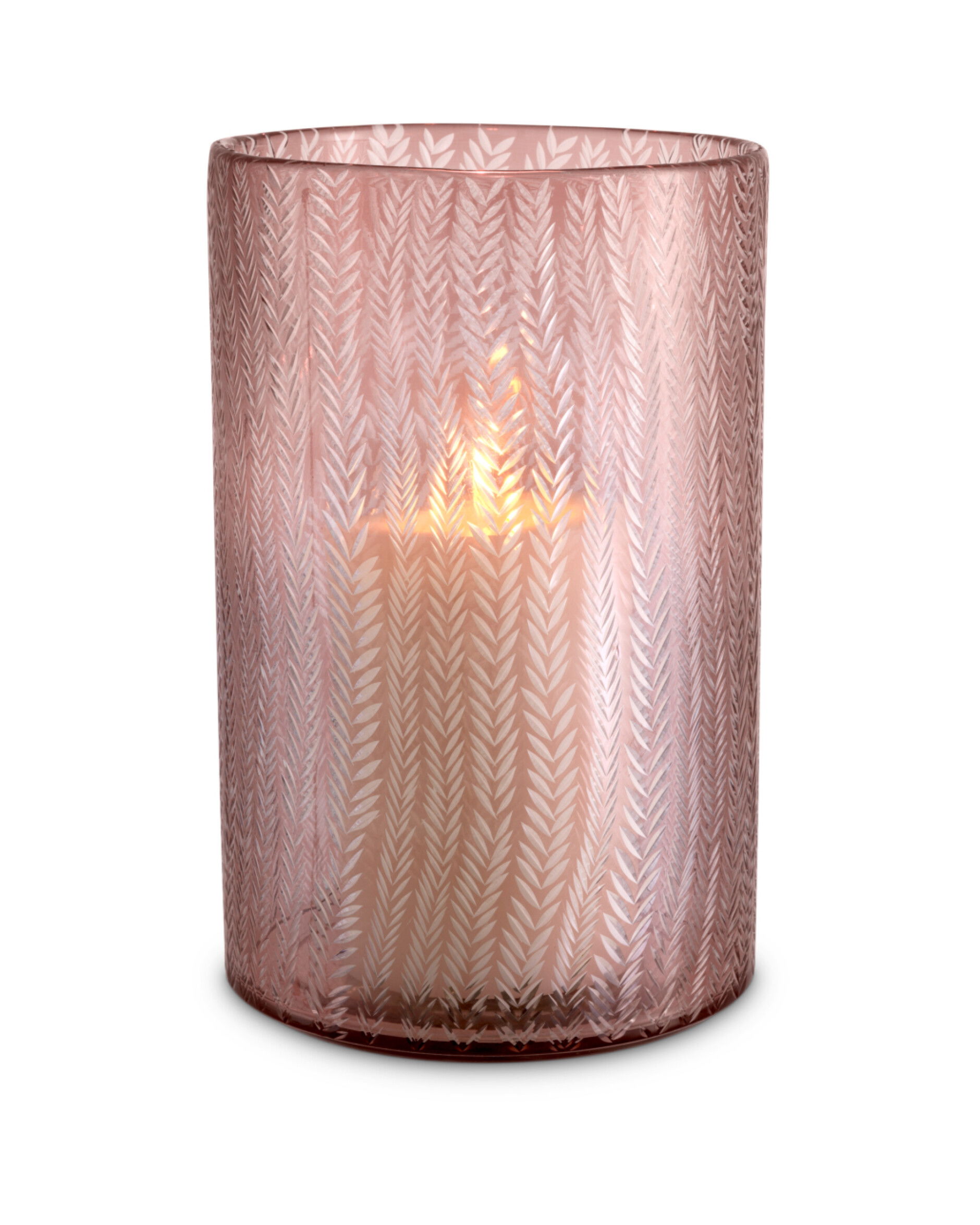 Spencer ljuslykta rosa