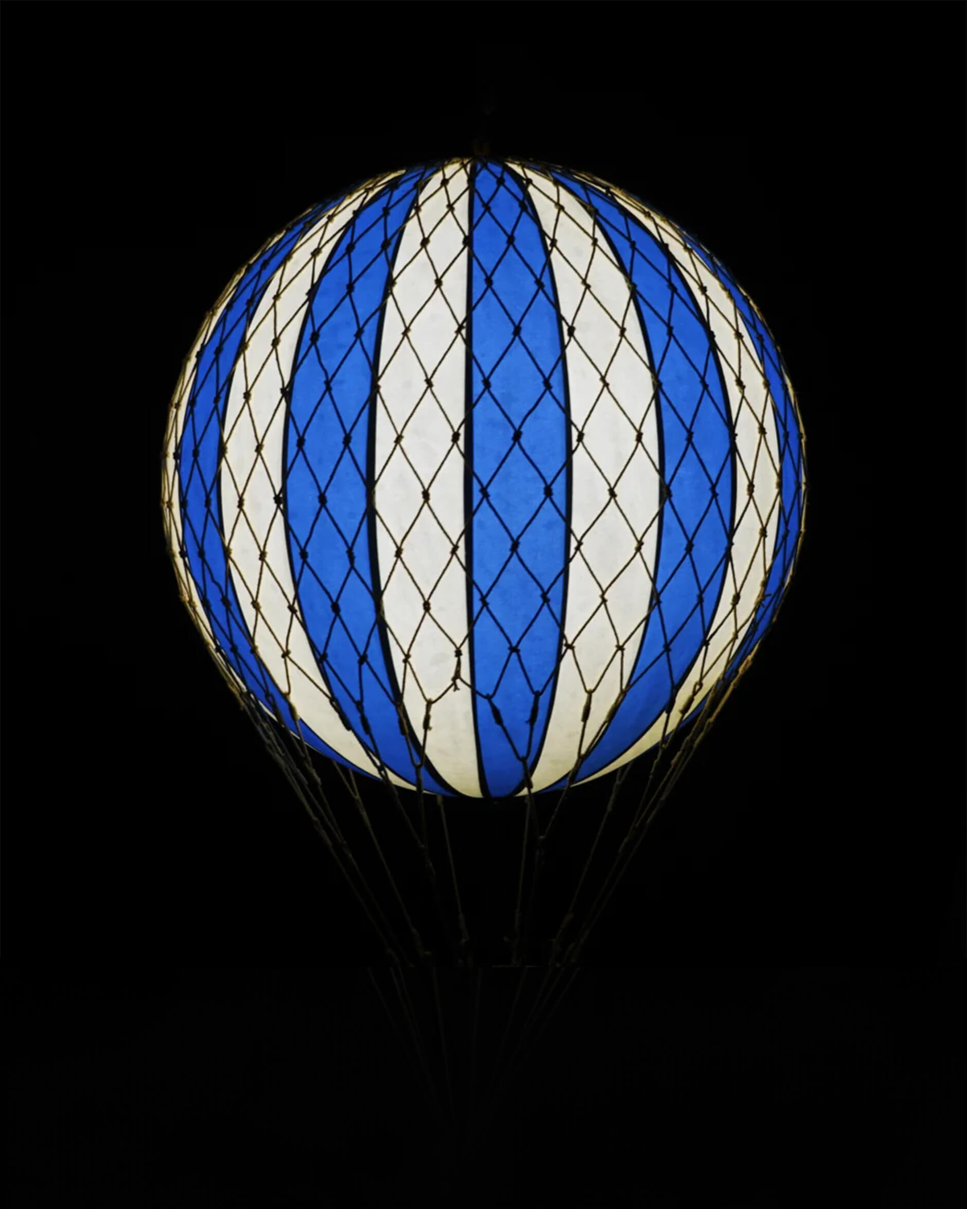 Jules Verne Hot Air Balloon LED Blue