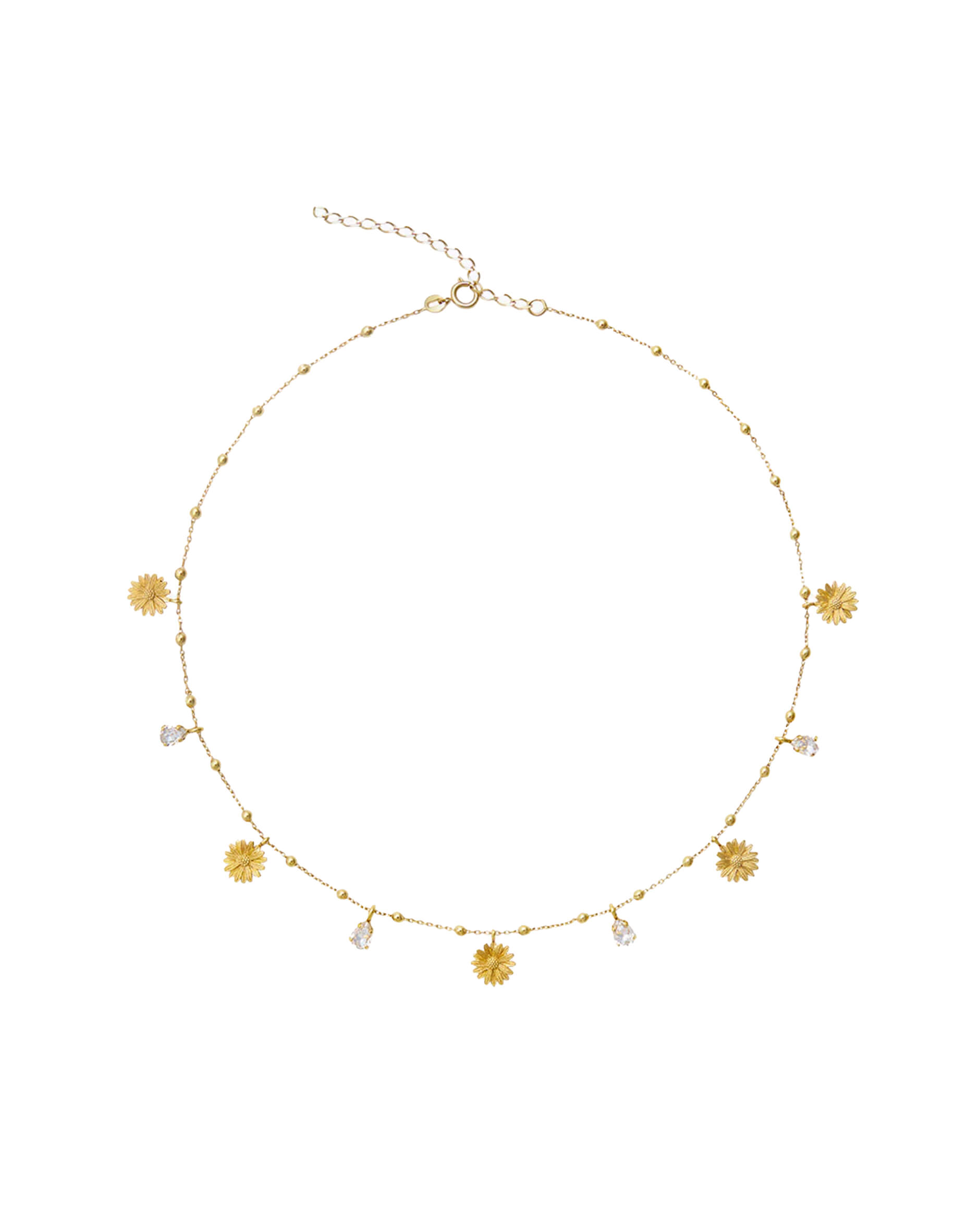 Daisy multi halsband crystal