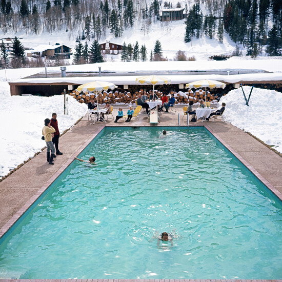 Snow Round The Pool