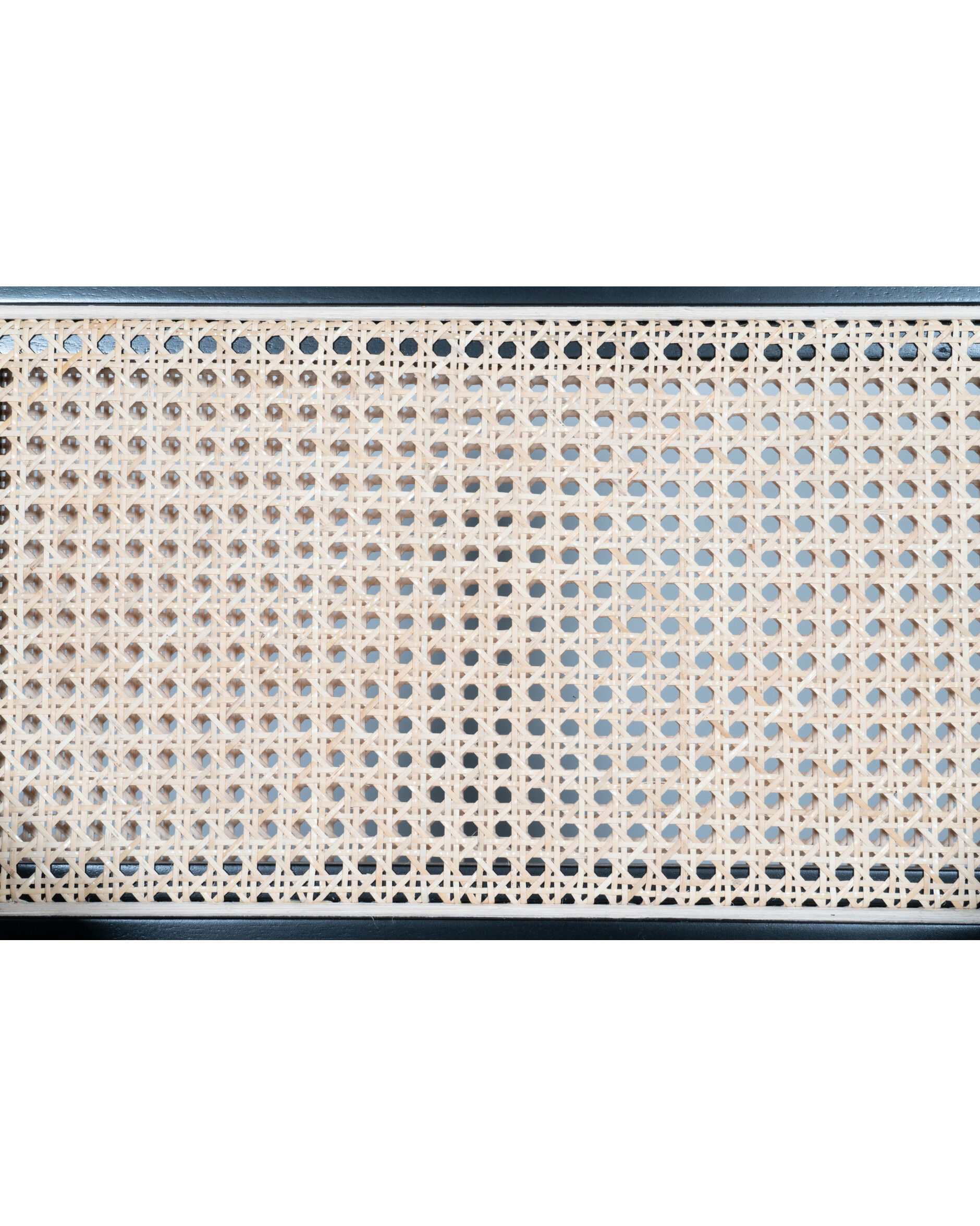 Mid-Century armleunstoel zwart