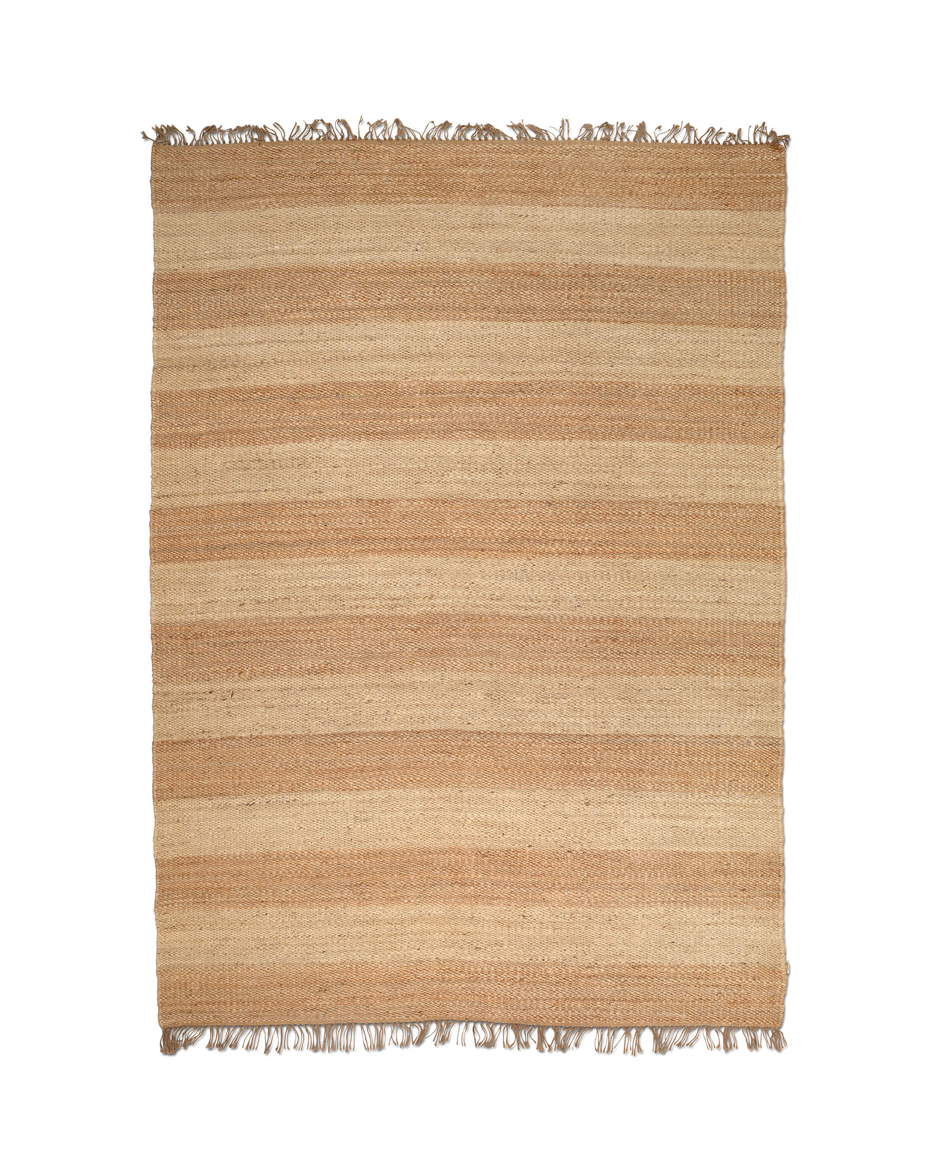 Stripes jute teppich nature