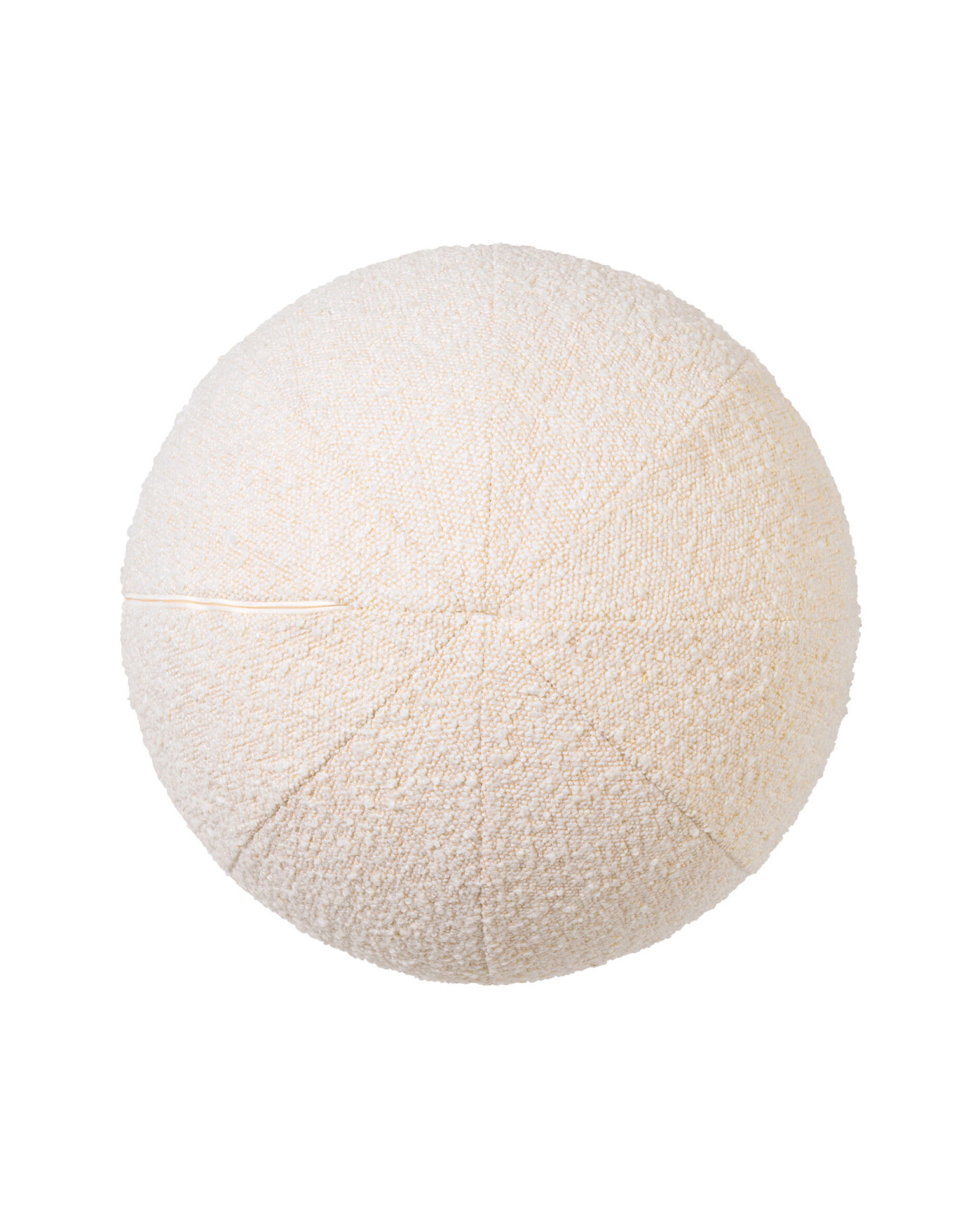 Palla rund kudde bouclé cream