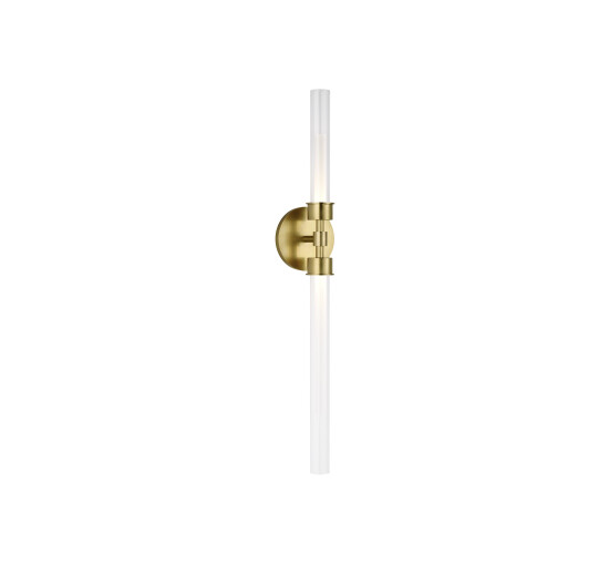 Natural Brass - Linger 2-Light Wall Sconce Natural Brass