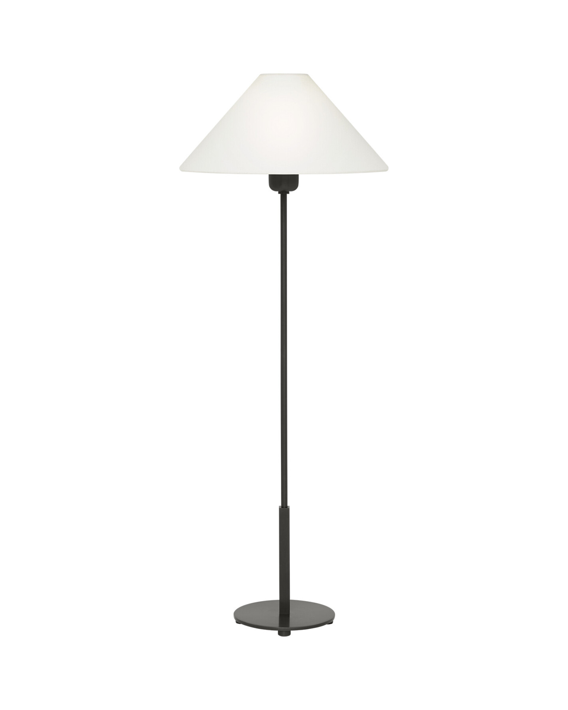 Hackney bordslampa hög brons