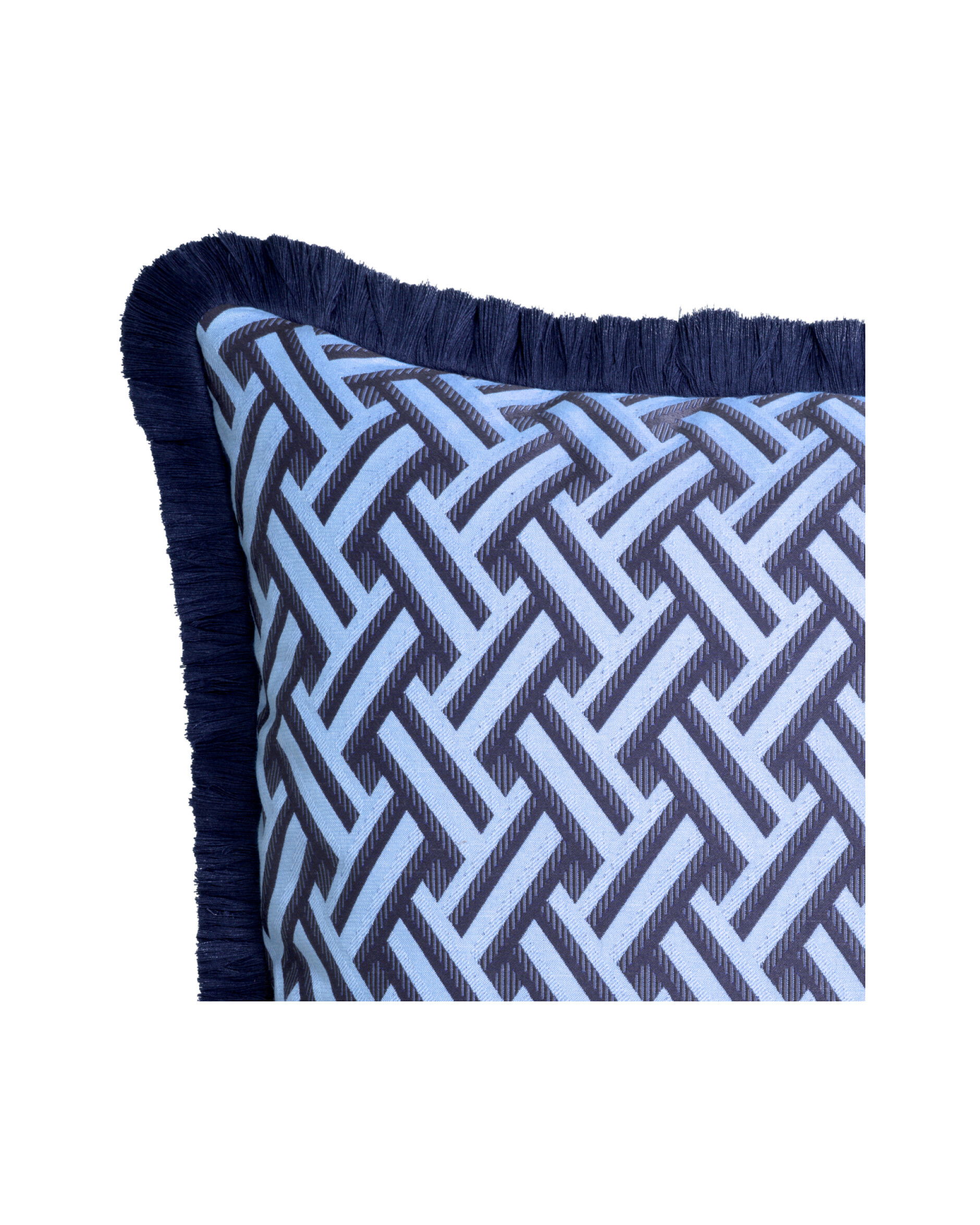 Doris prydnadskudde blå