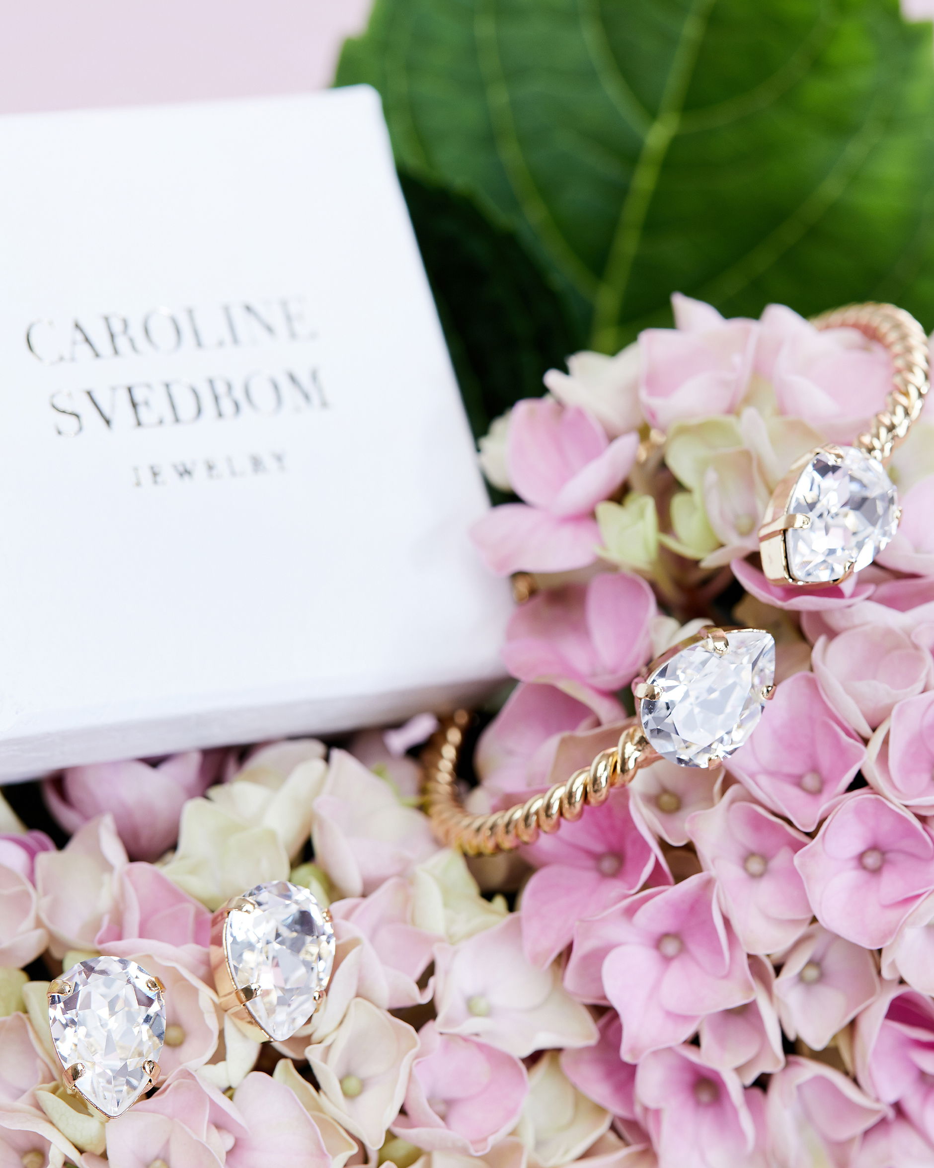 Mini Drop Stud örhängen crystal