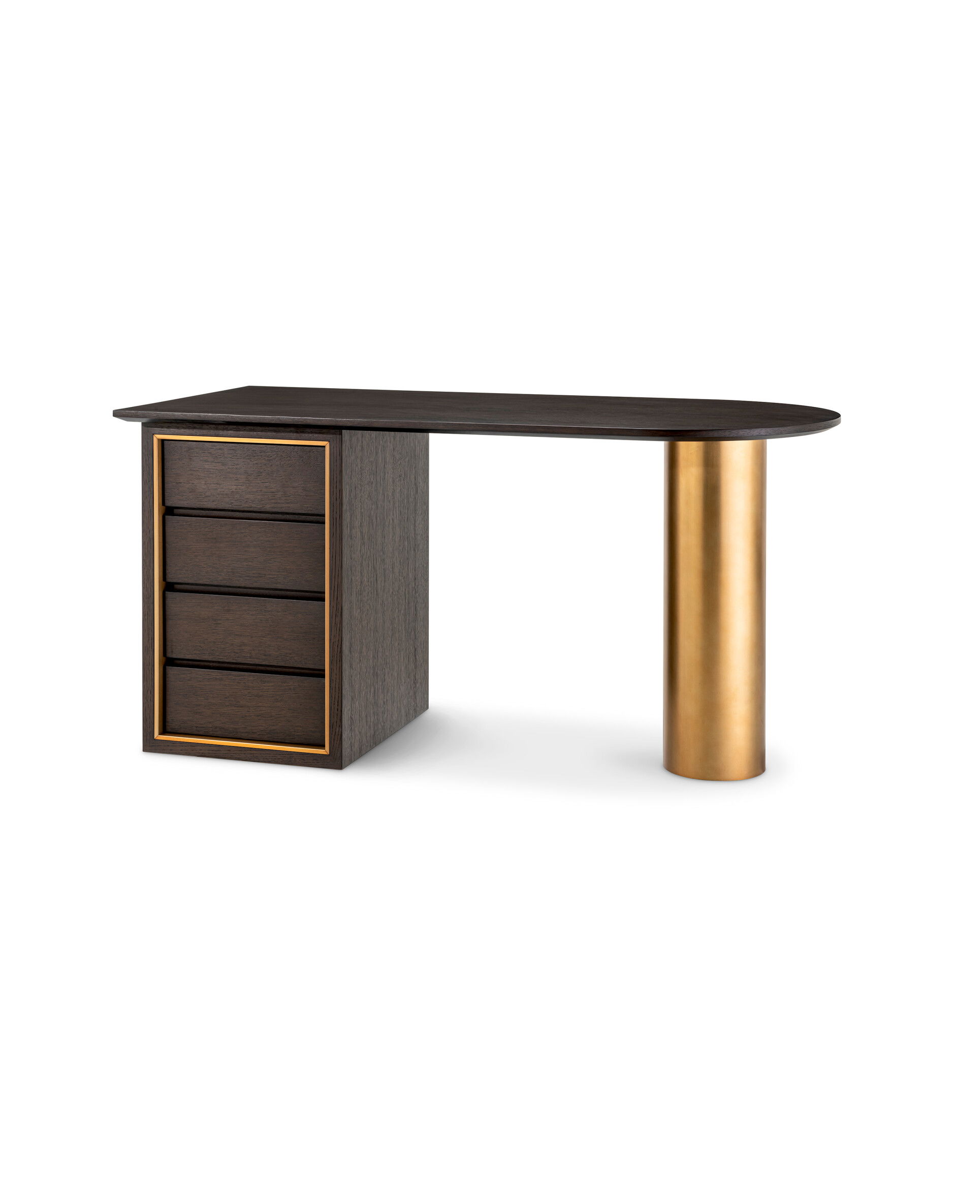 Del Rio skrivbord mocha oak veneer