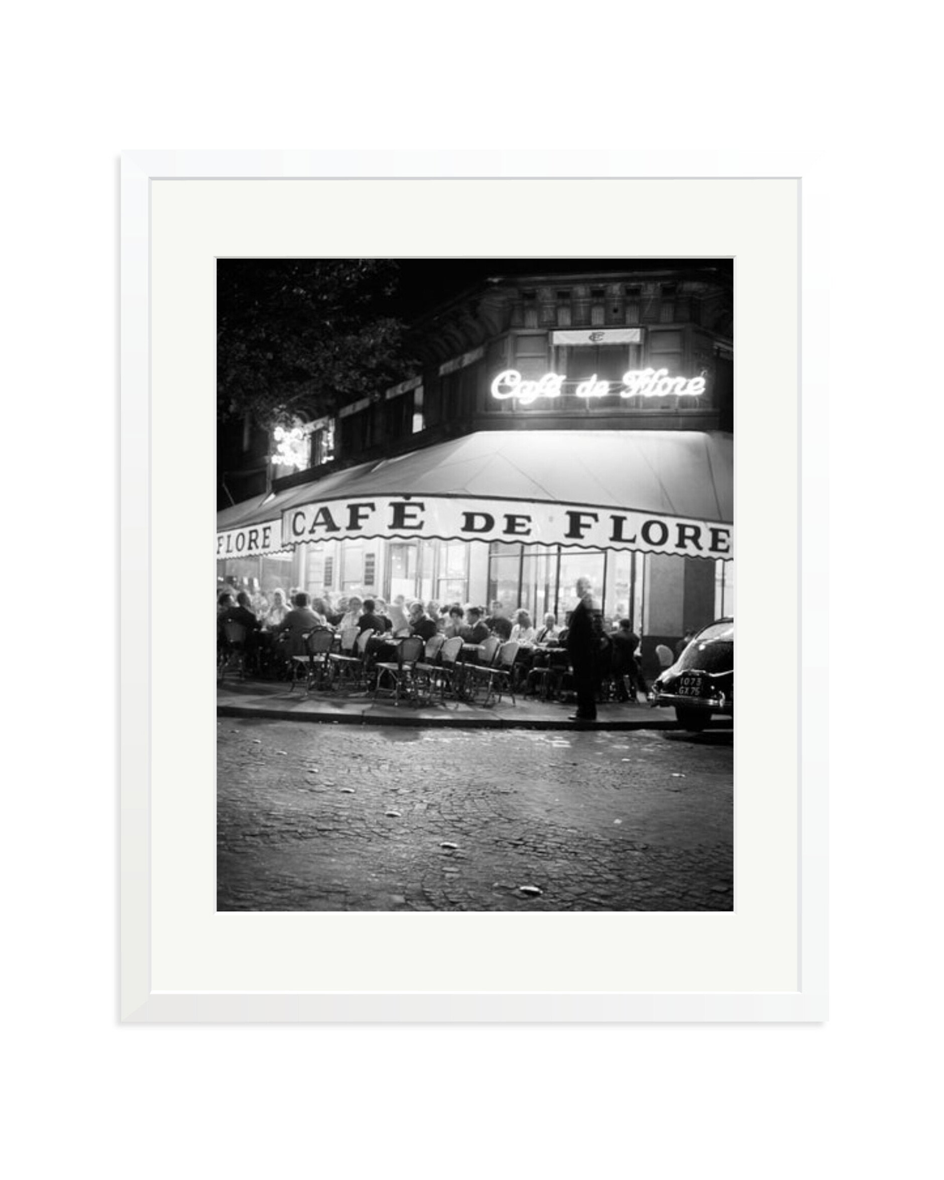 Cafe de Flore, 60s White / XL