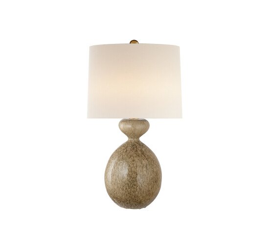 Marbled Sienna - Gannet Table Lamp Bone Craquelure