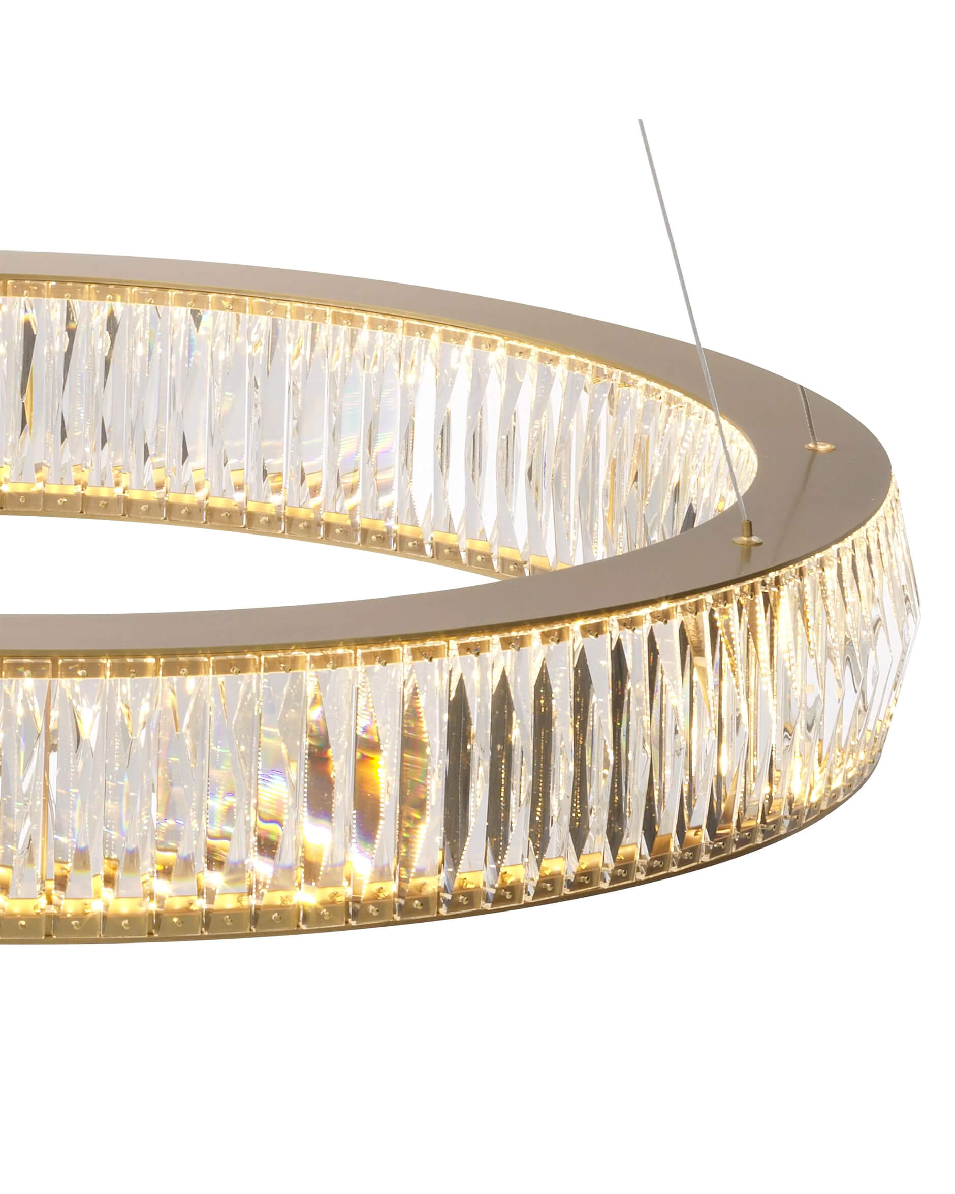 Vancouver taklampa antik mässing