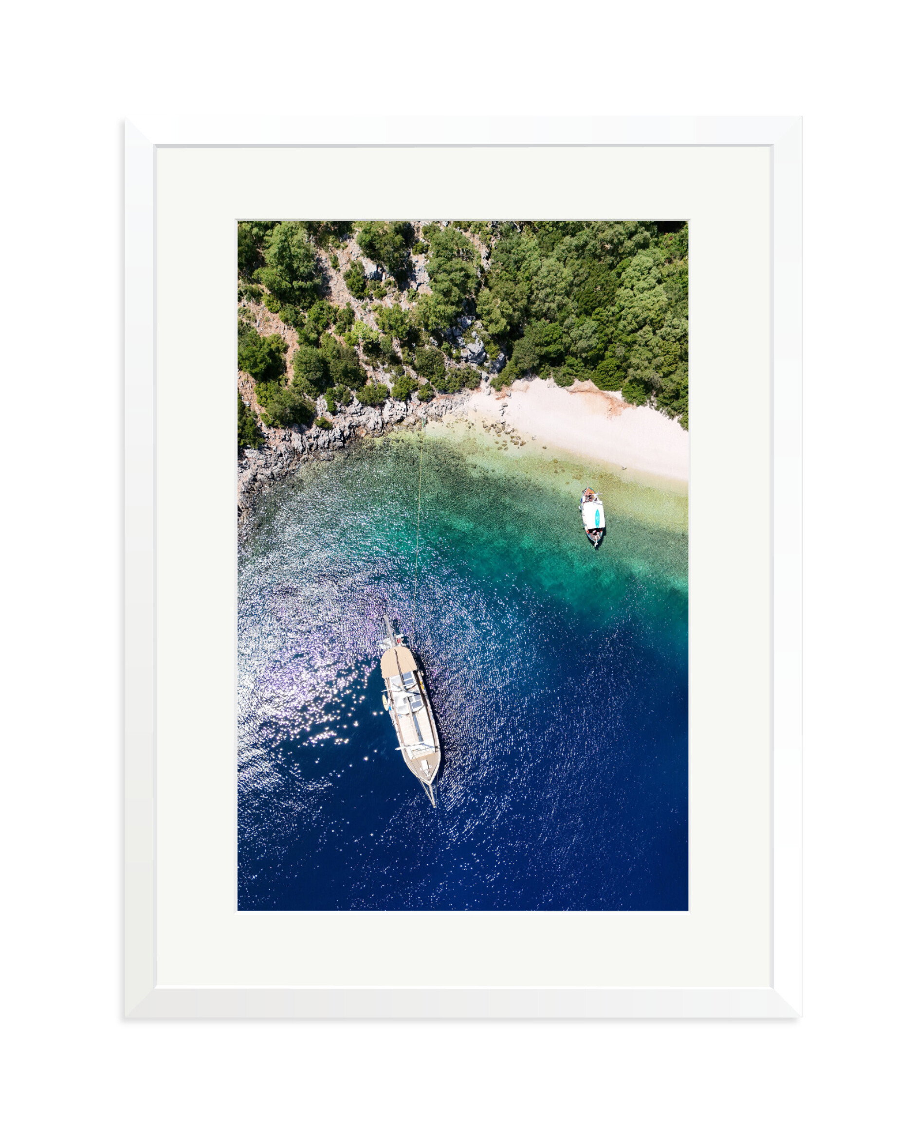 Sailing in Kefalonia White / XL