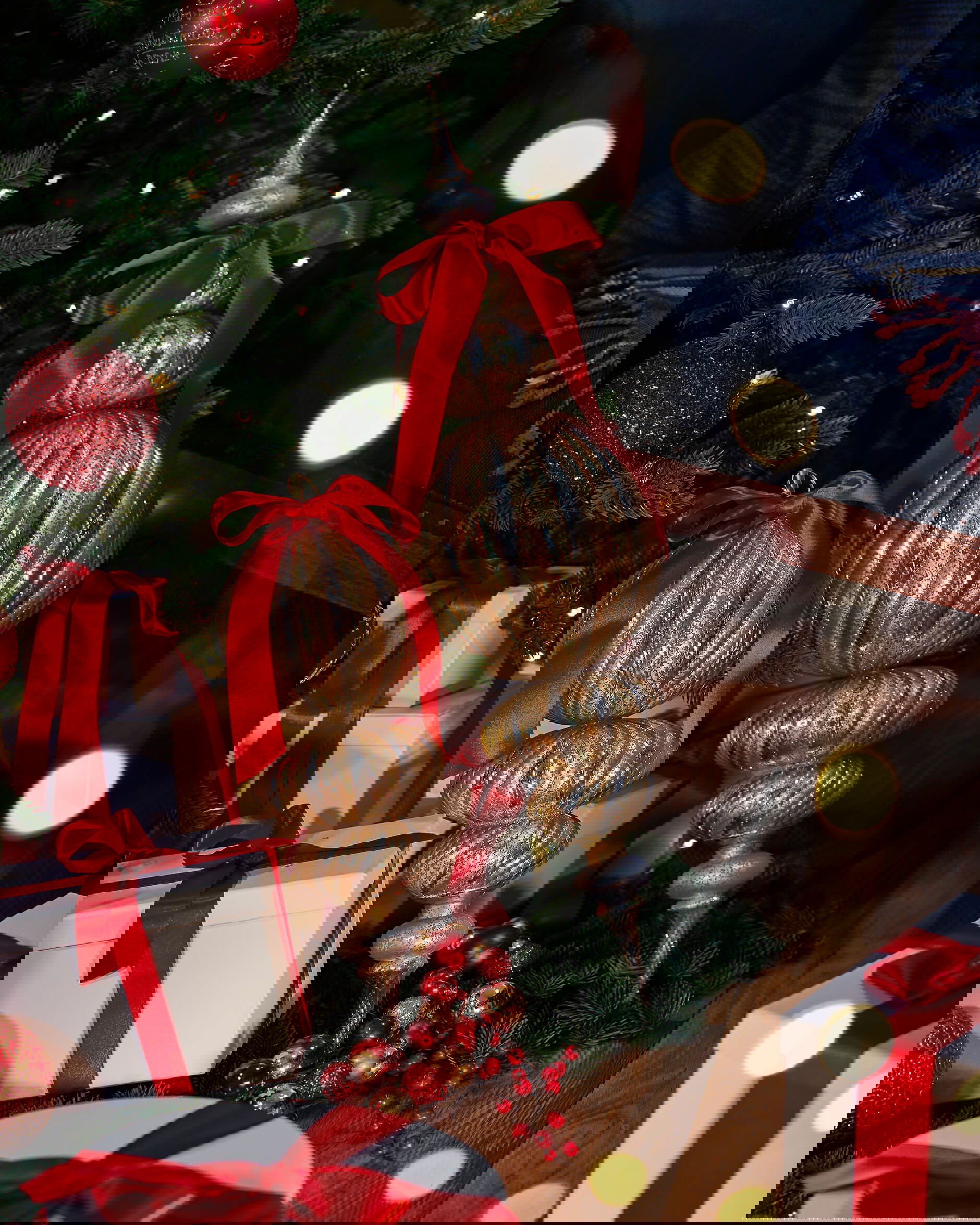 Harlow juldekoration champagne L