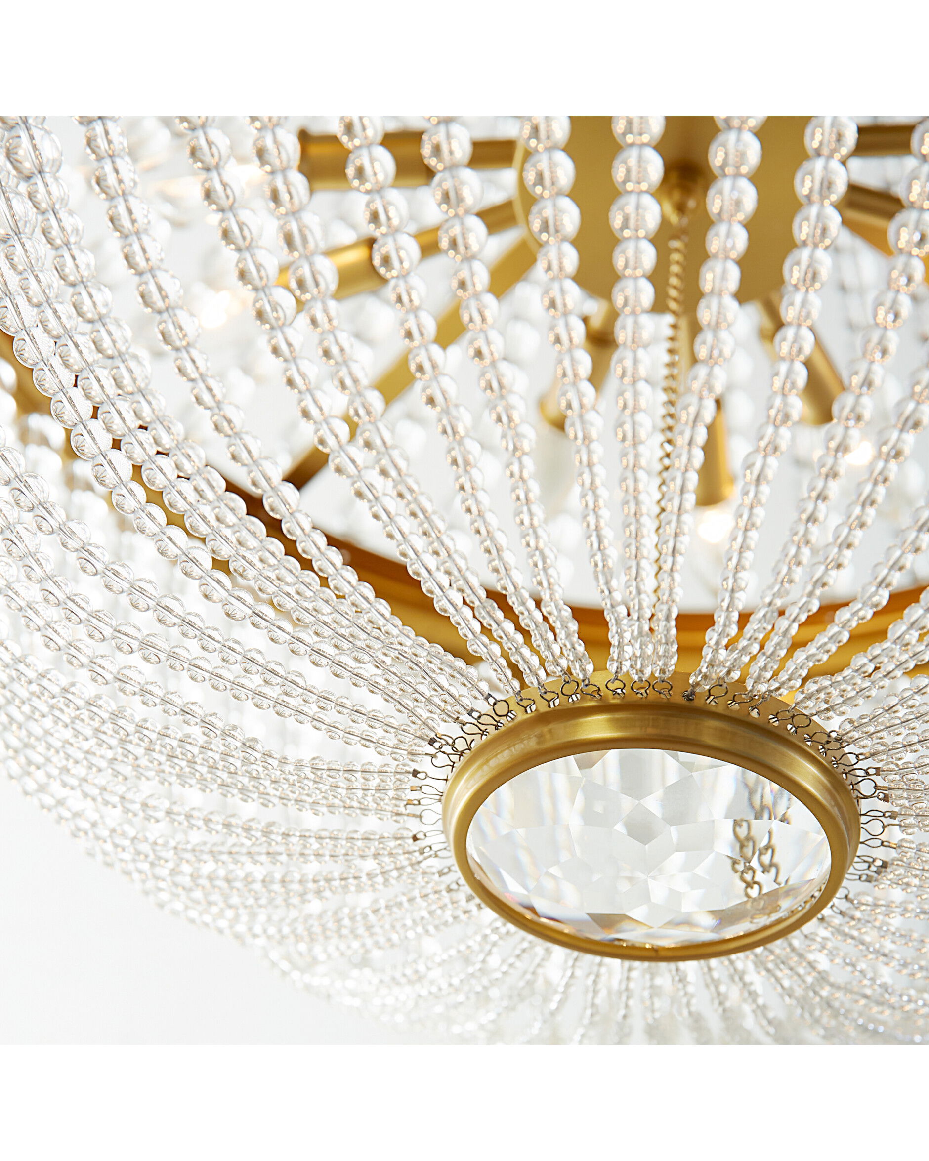 Summerhill kristallkrona mässing M