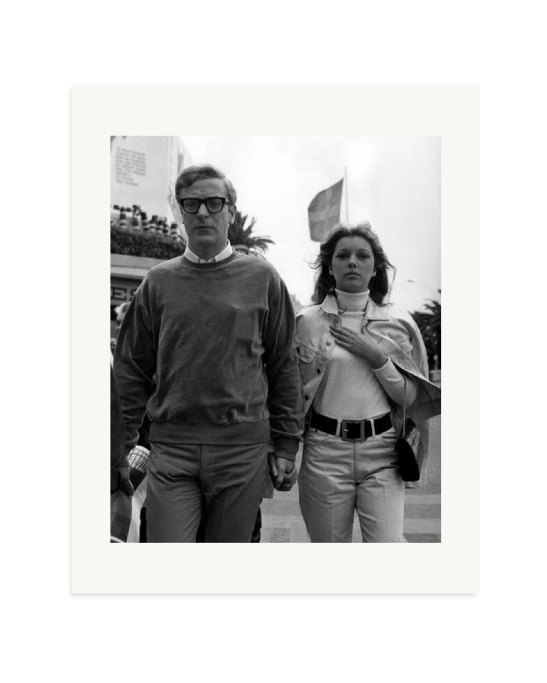 Michael Caine and Betsy Motte Print Only / Medium