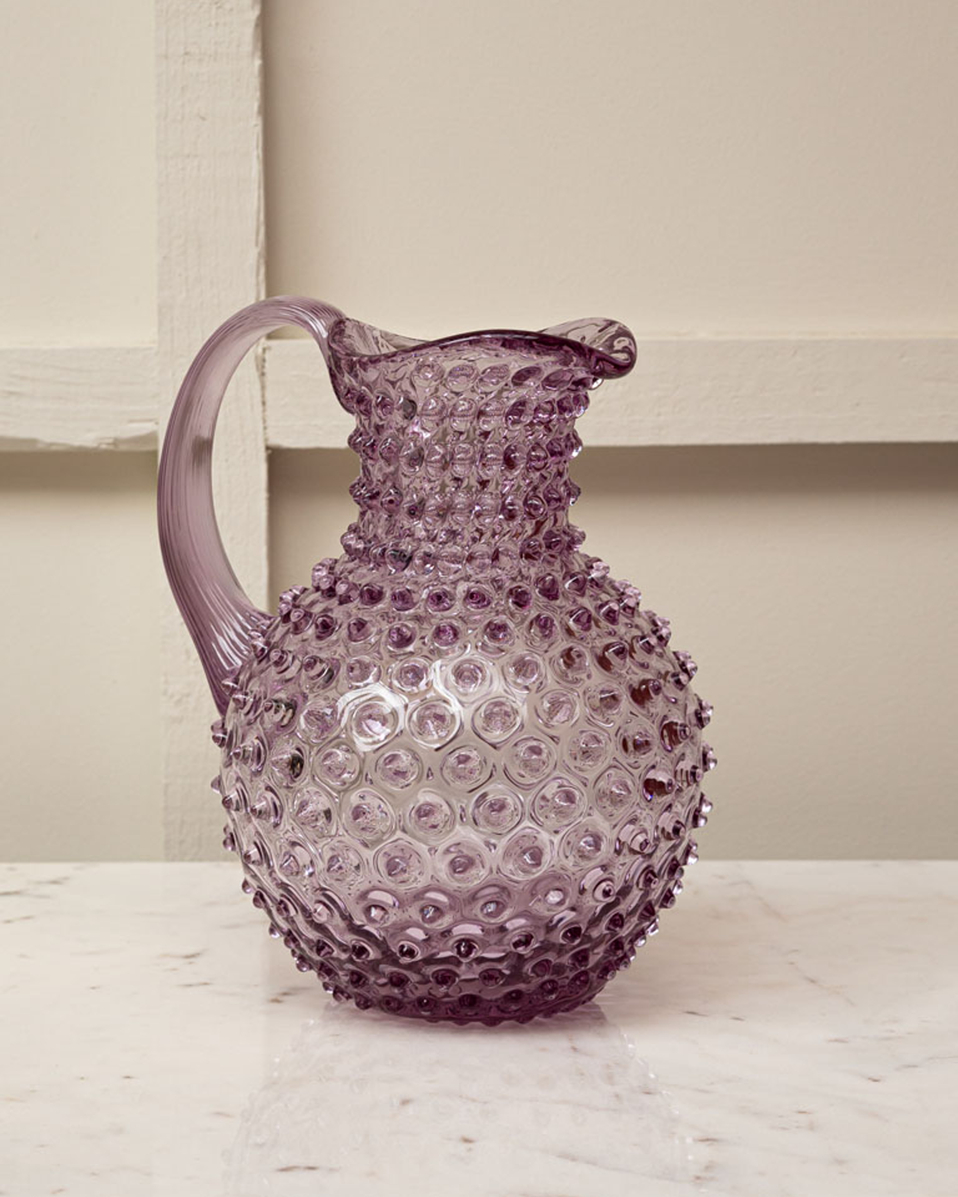 Paris glass carafe purple 2 liters
