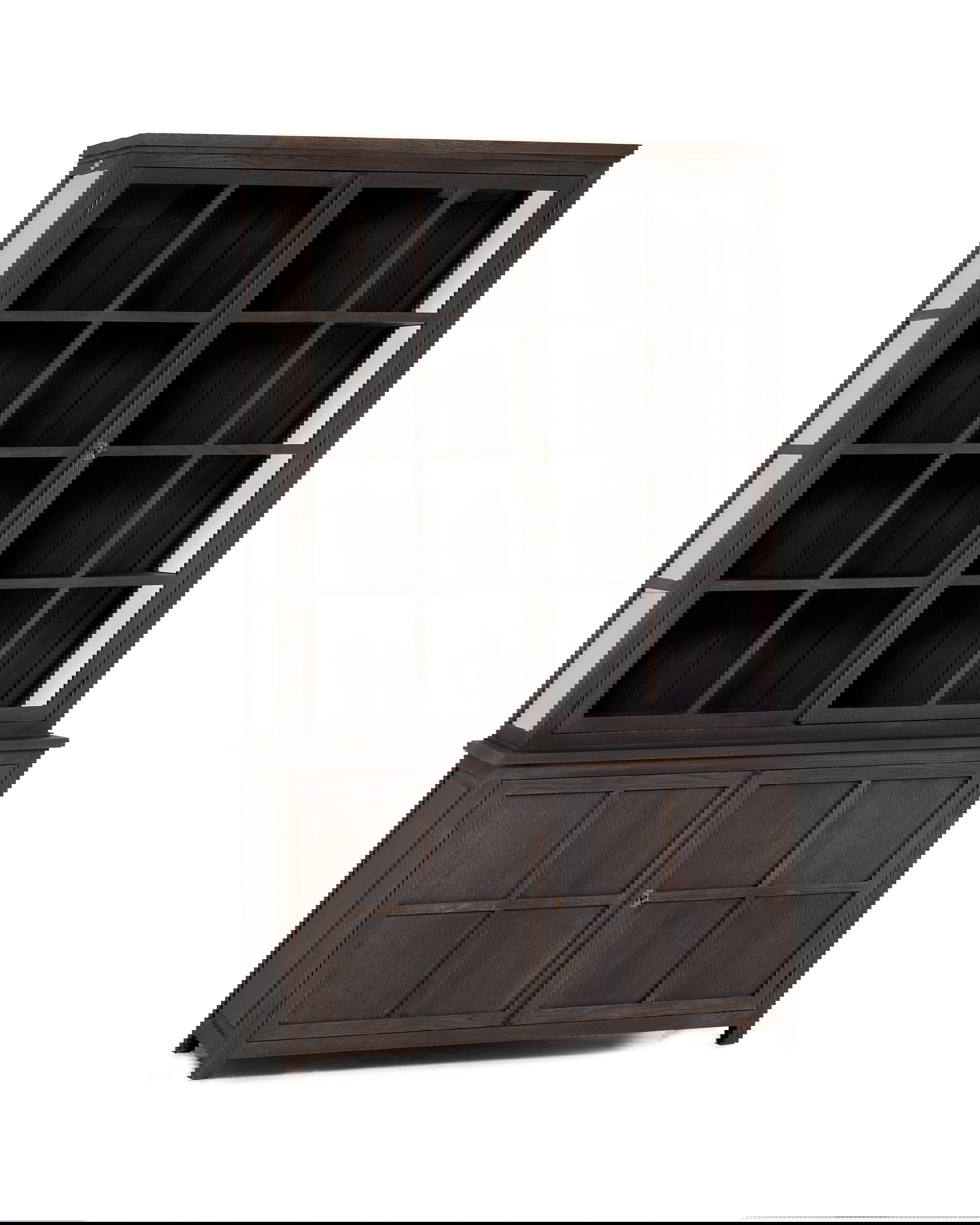 Rhode Island vitrinskåp mountain wenge