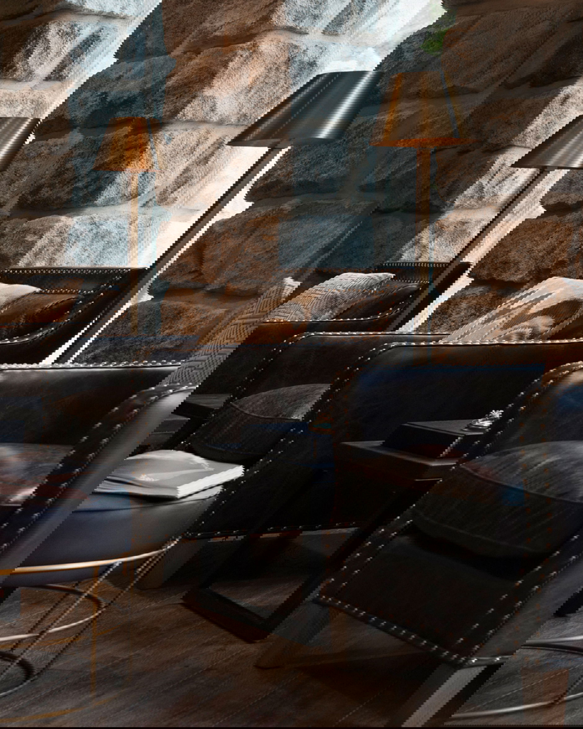 Graz-lampunvarjostin, old brass OUTLET