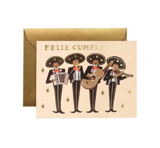 Mariachi Birthday Card