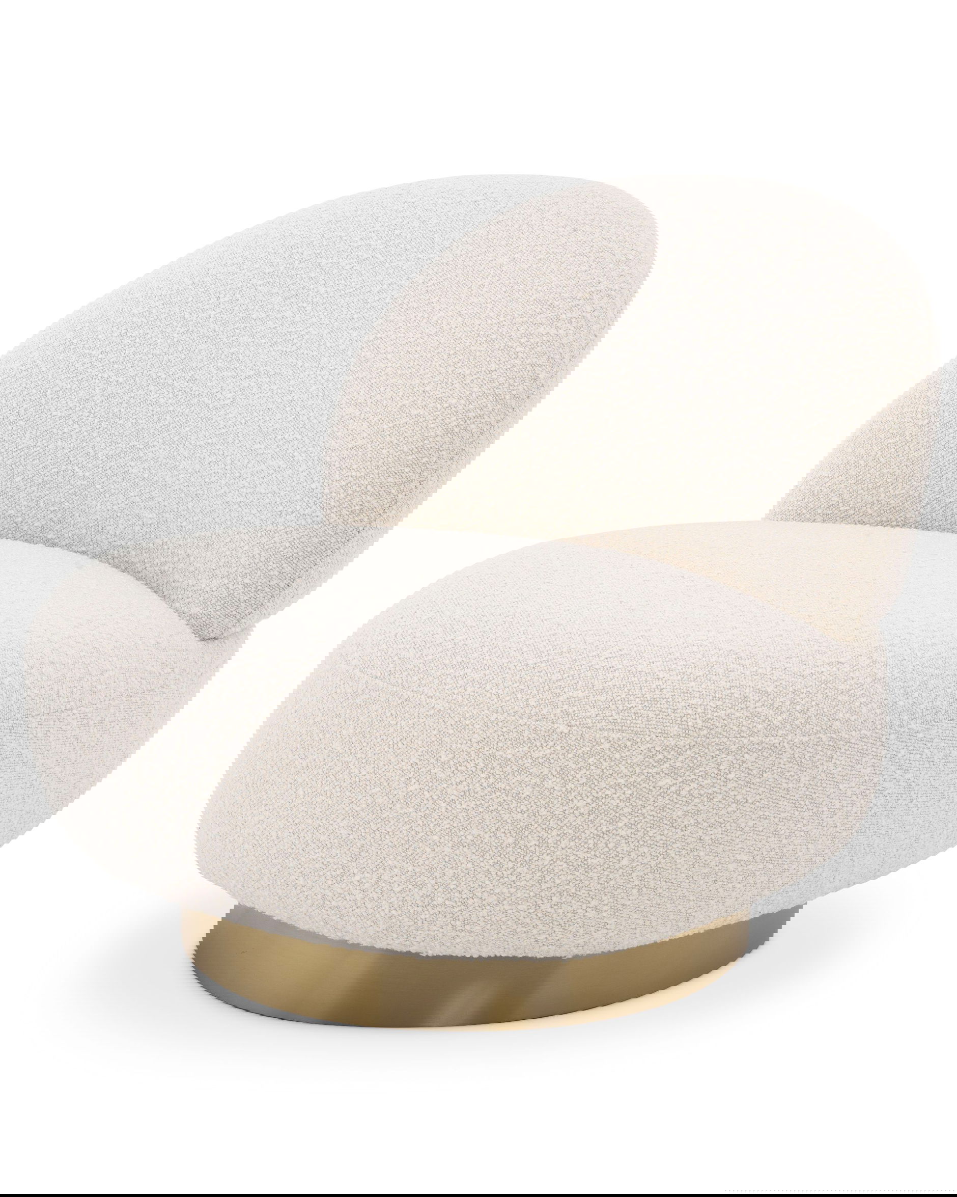 Clément fåtölj bouclé cream