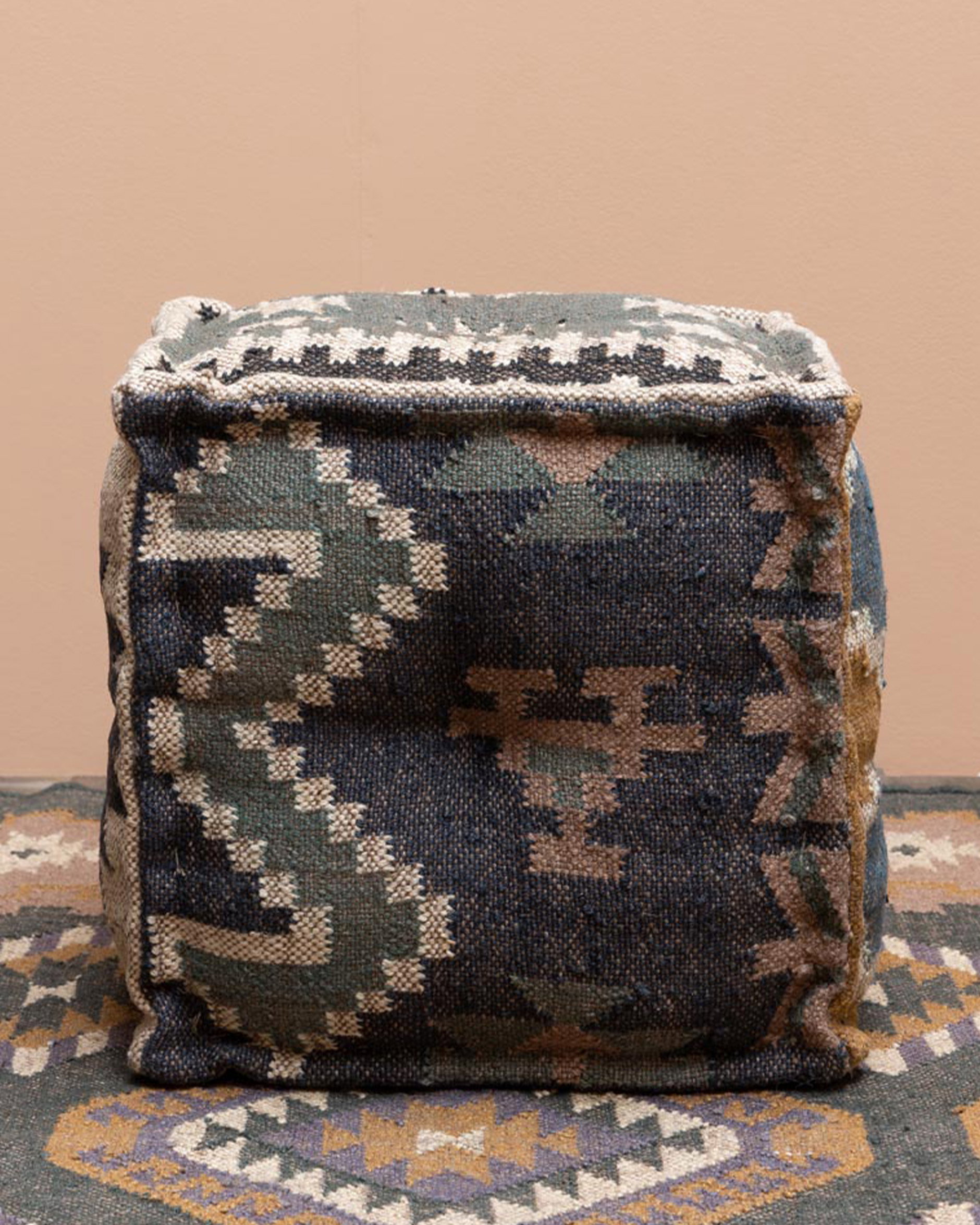 Summer Kilim Seat Pouf