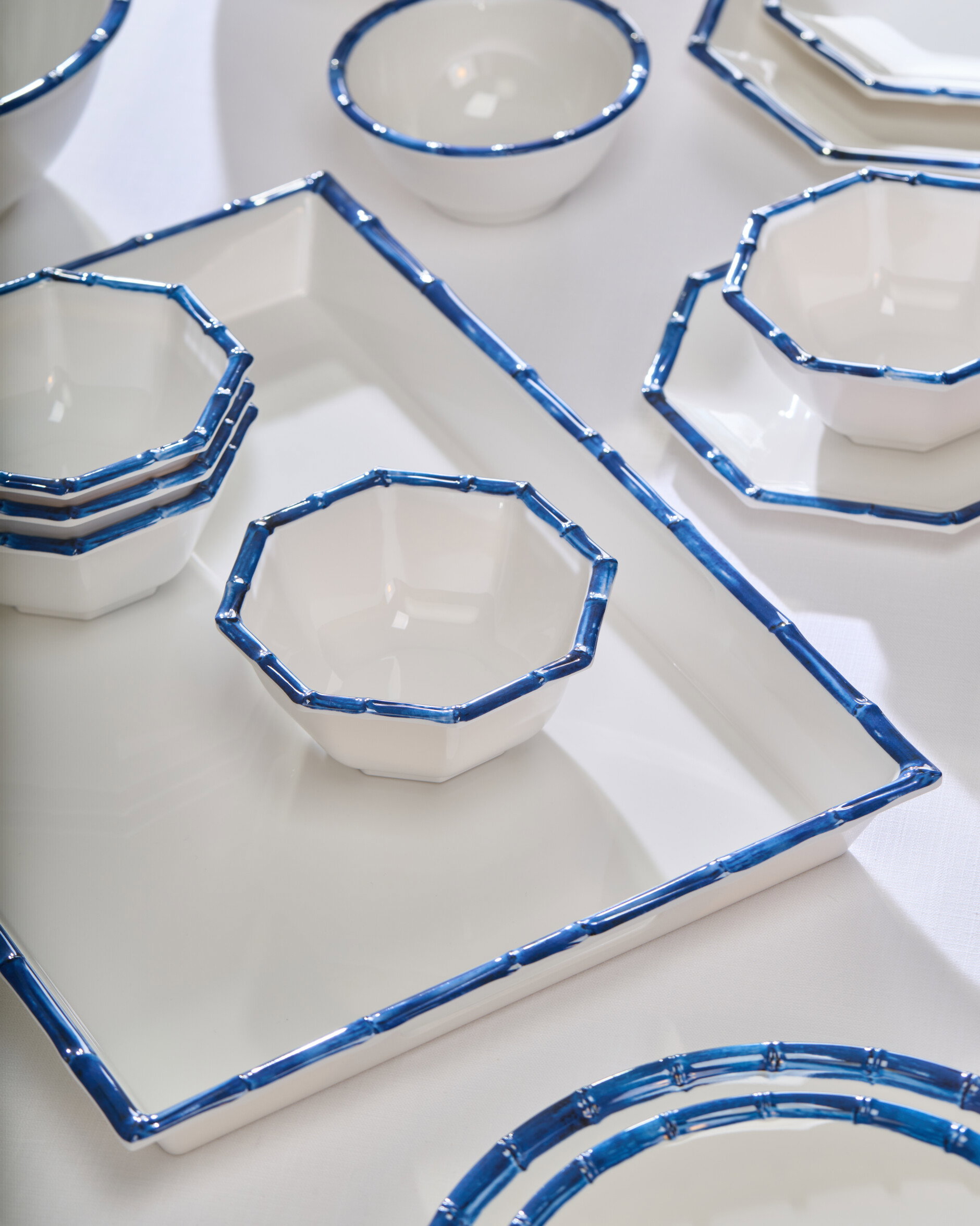 Bleu Jardin serveringsbricka