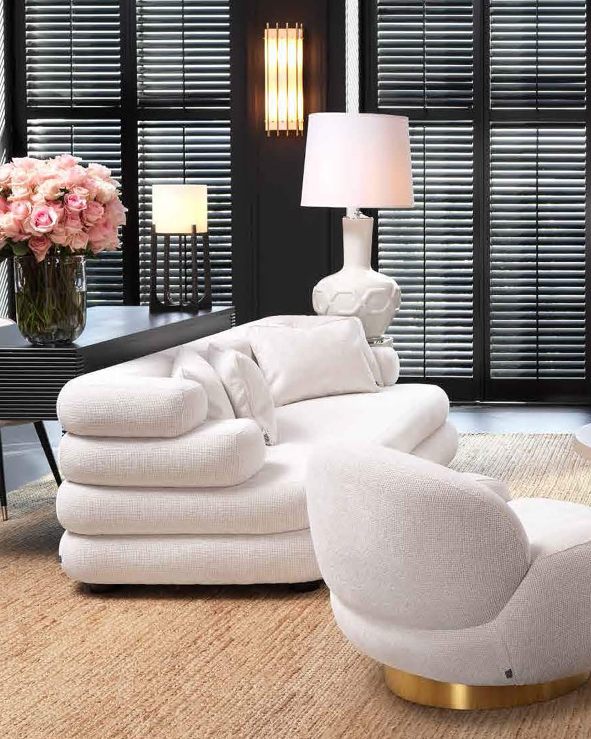 Fraser bordslampa alabaster