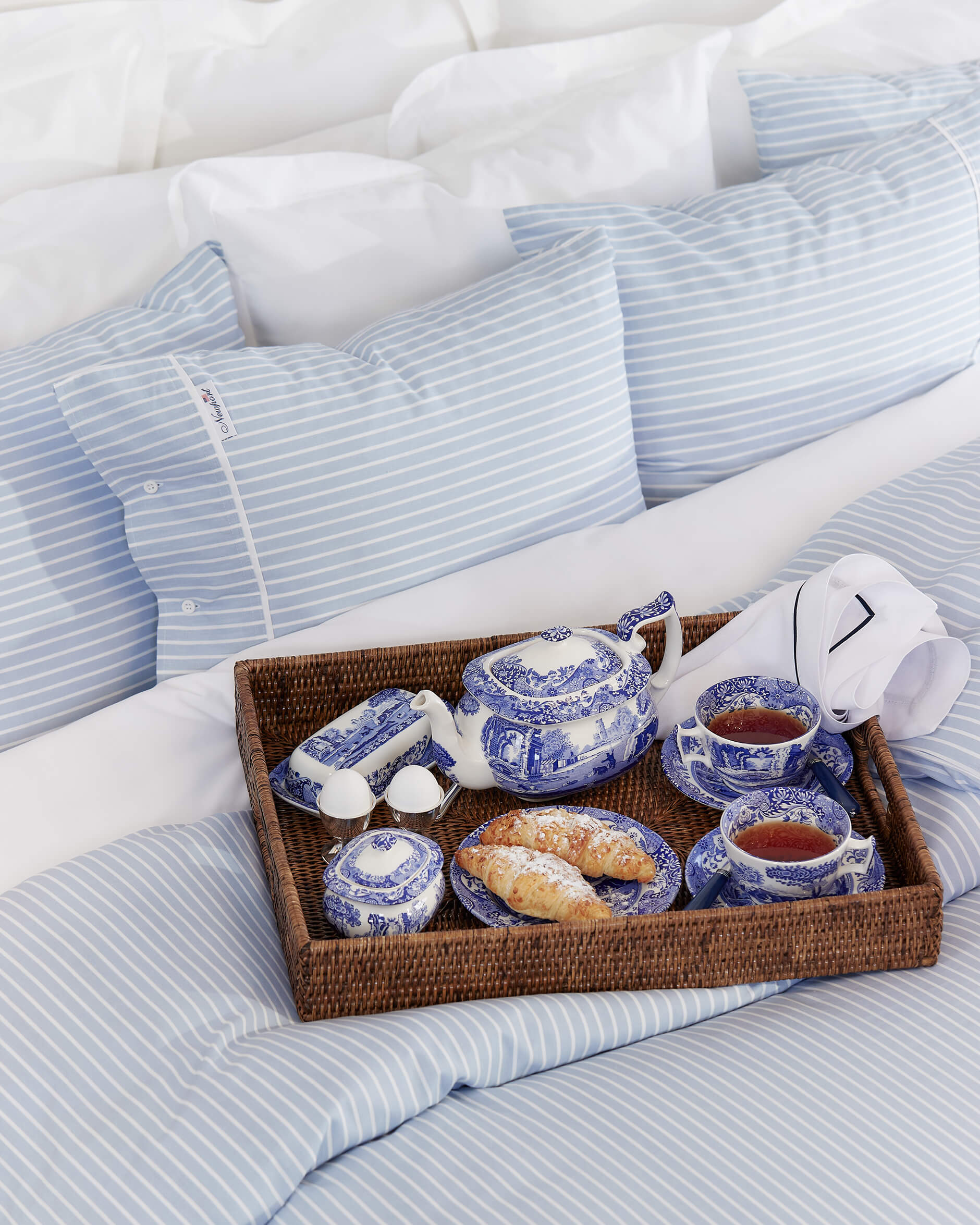 Windsor örngott randigt 2-pack