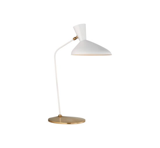 null - Austen Large Offset Table Lamp White