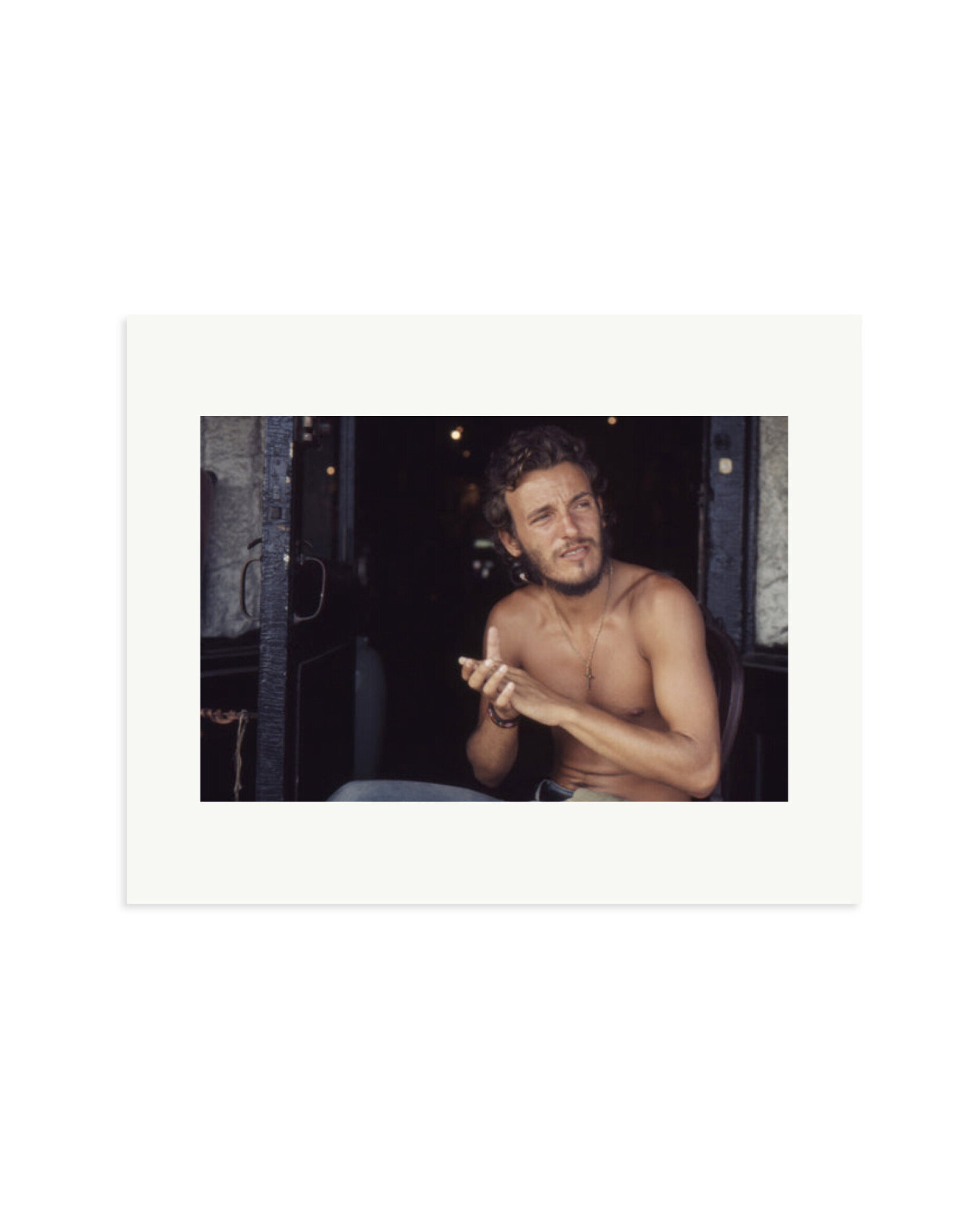 Bruce Springsteen on the Jersey Shore Print Only / Medium