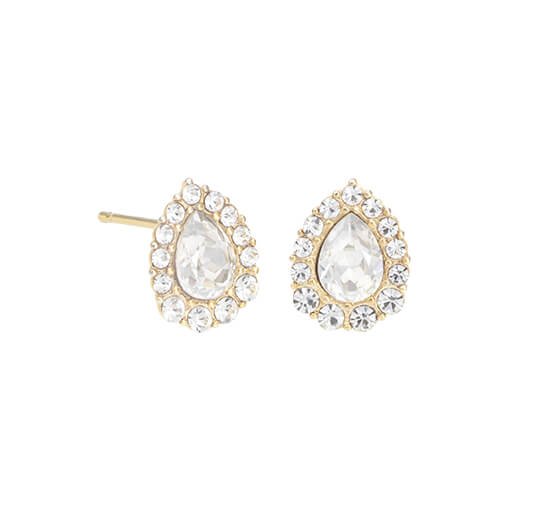 Crystal / Gold - Amelie Earrings Crystal