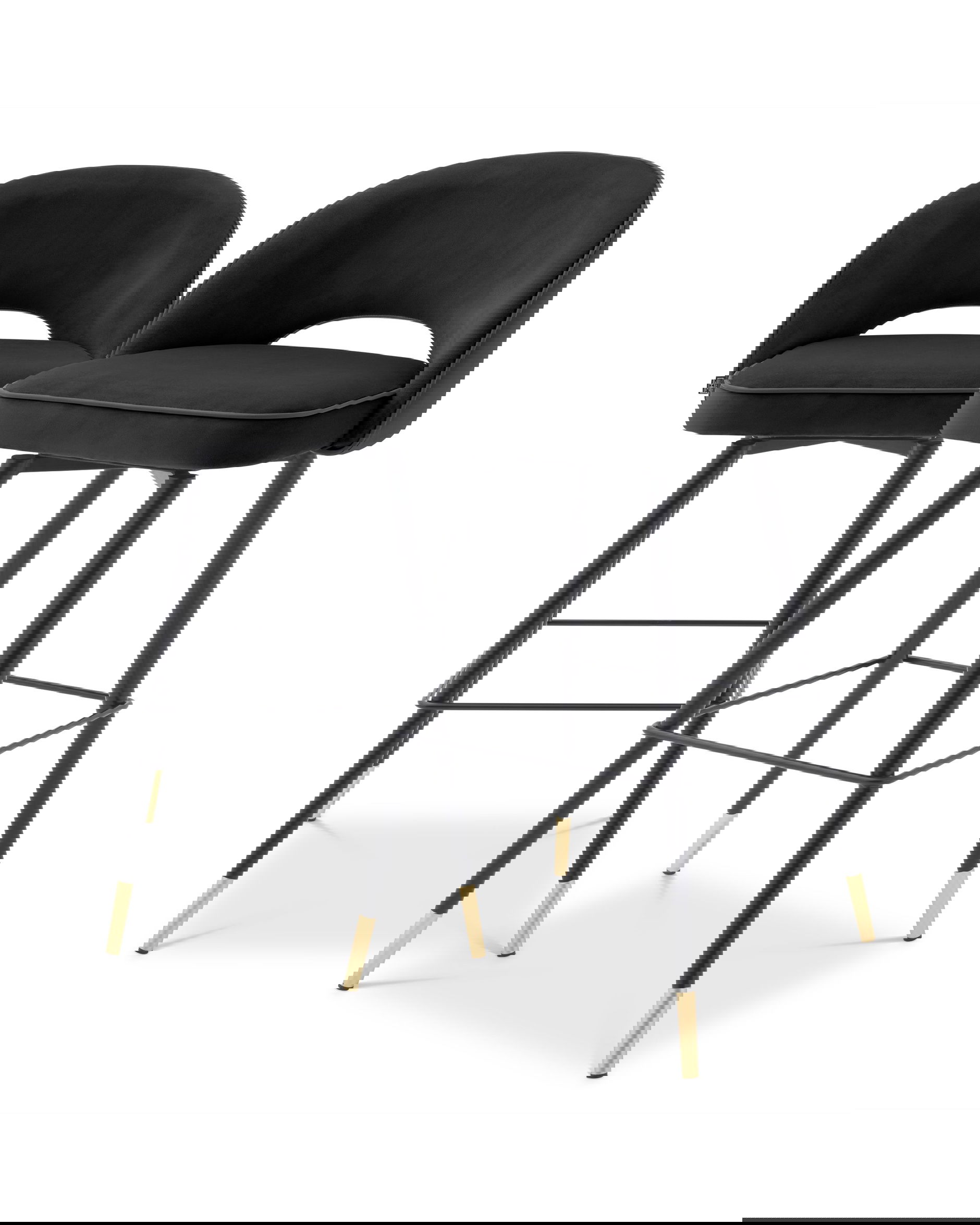 Cliff barstolar roche black velvet 2-set