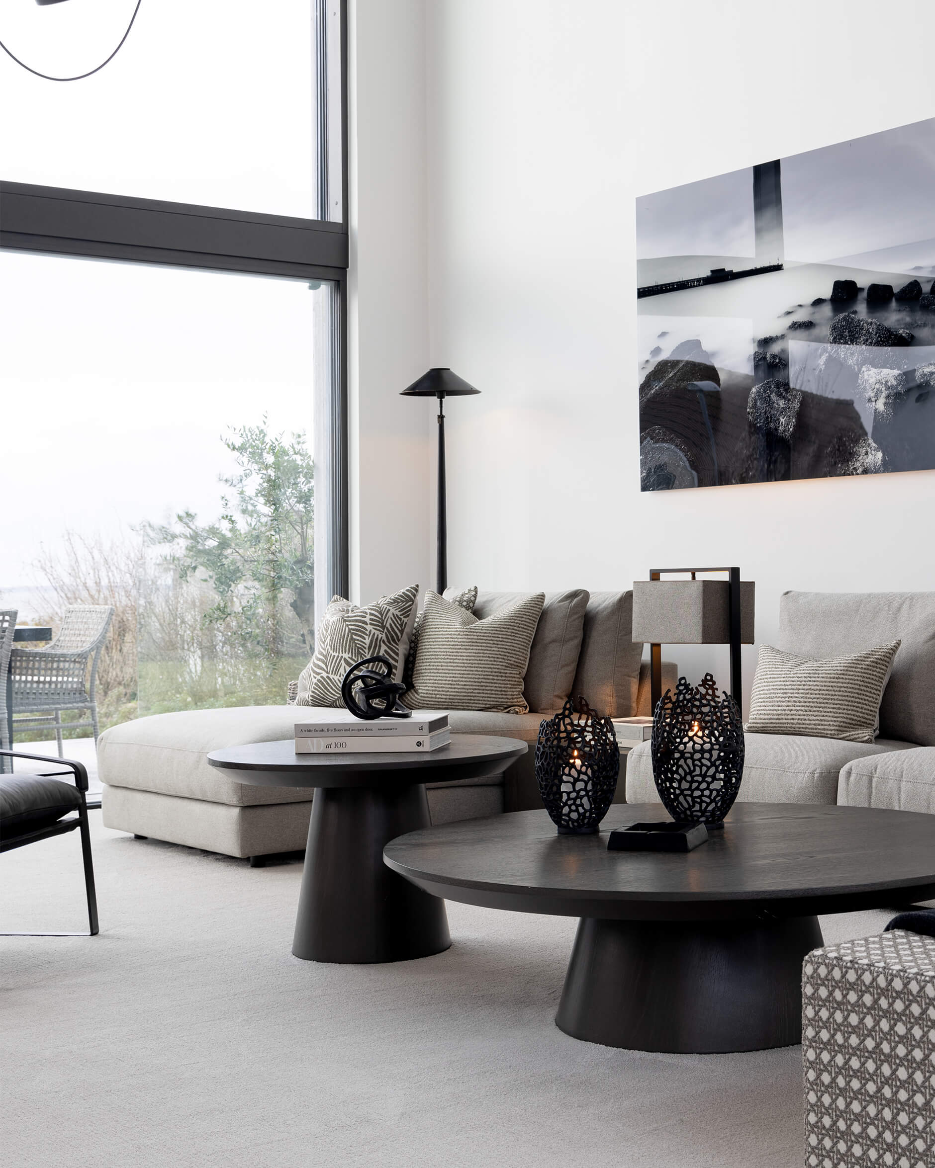 Nomad Leaf kuddfodral linen