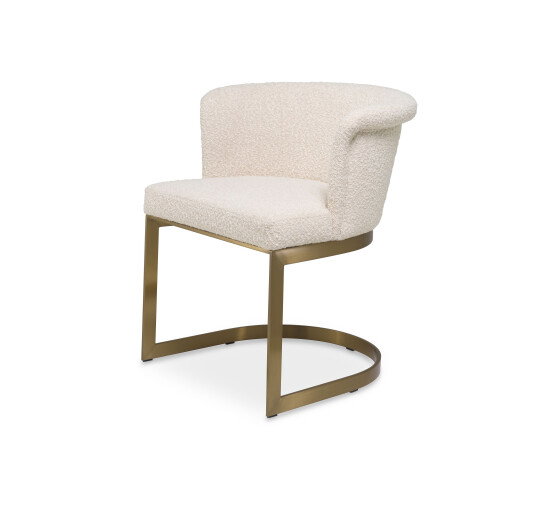 Bofinger matstol bouclé cream