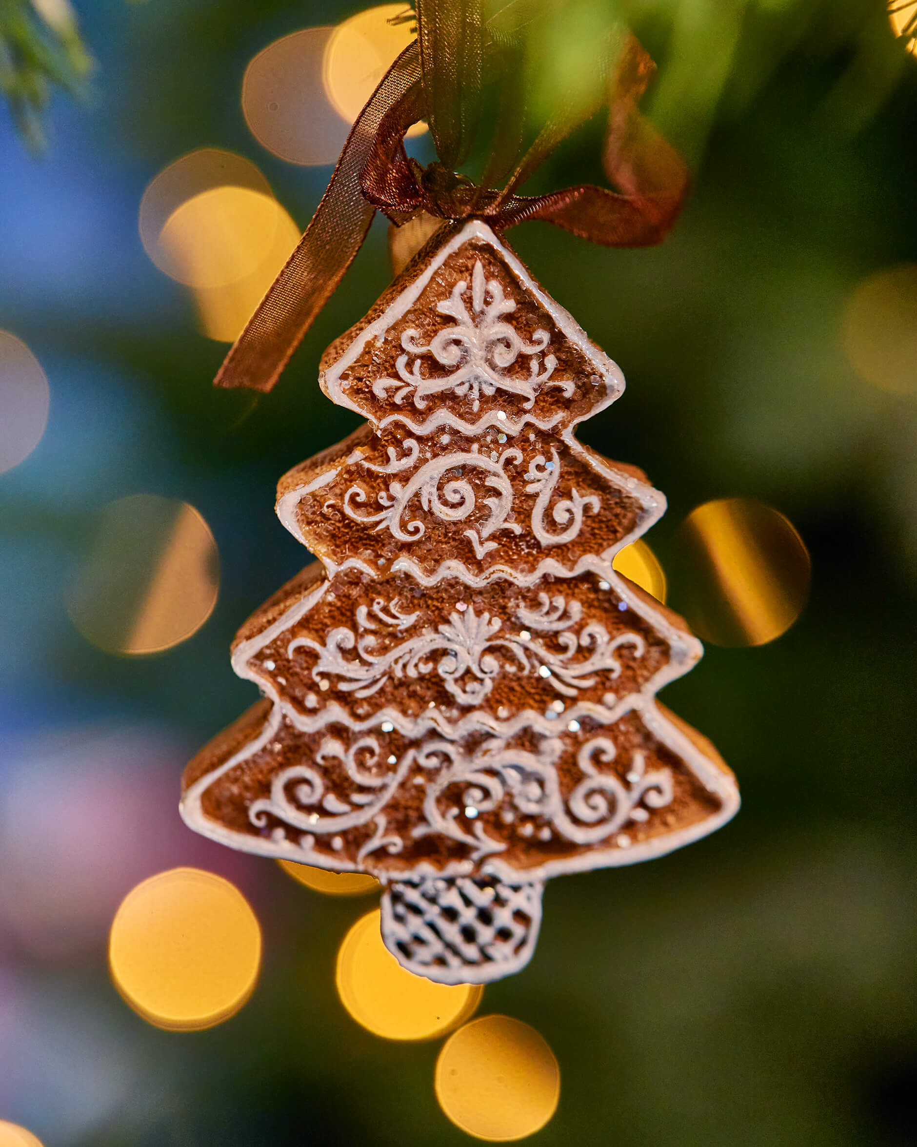 Woodley pepparkaka gran julgrandekoration