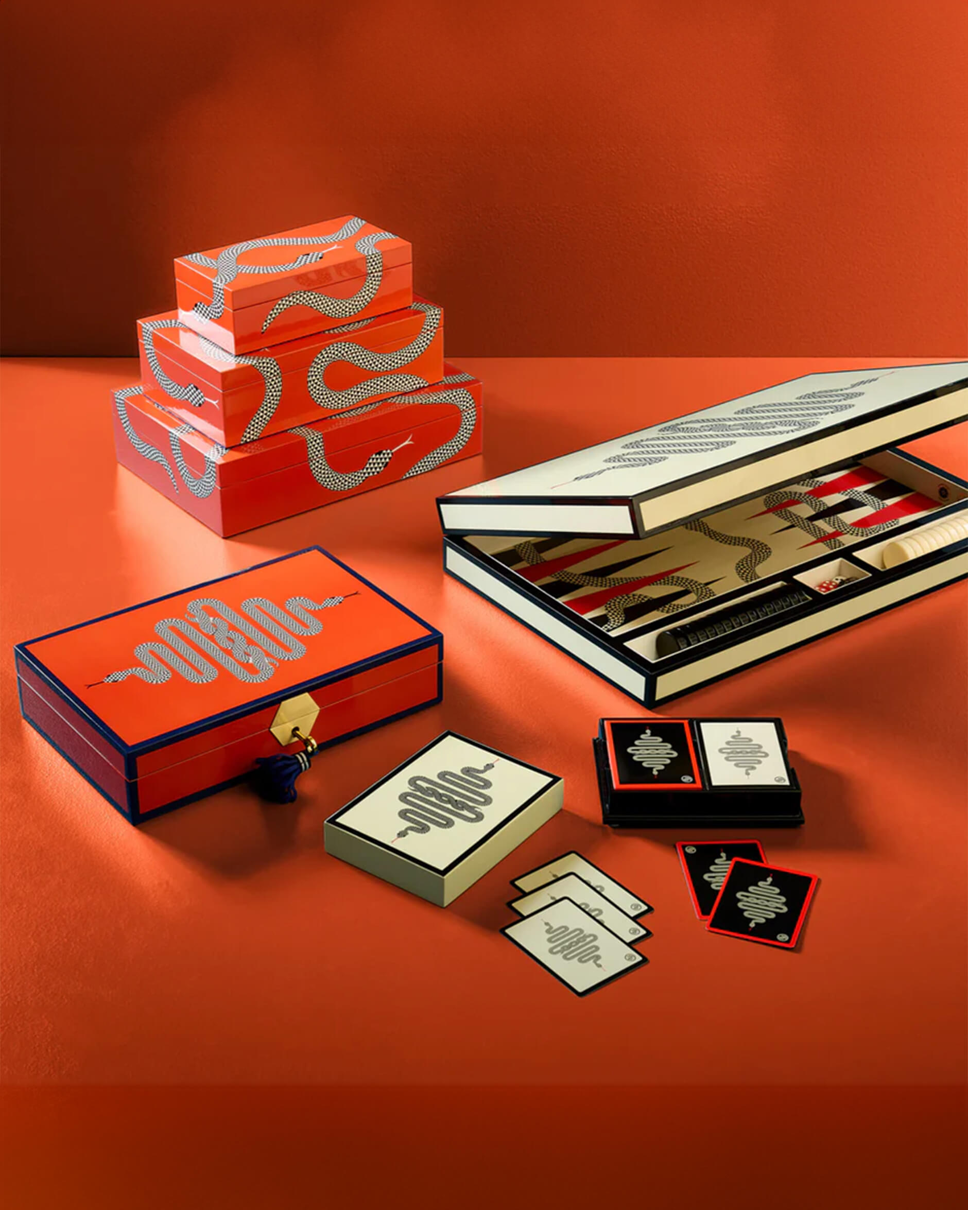 Snake smyckeskrin orange