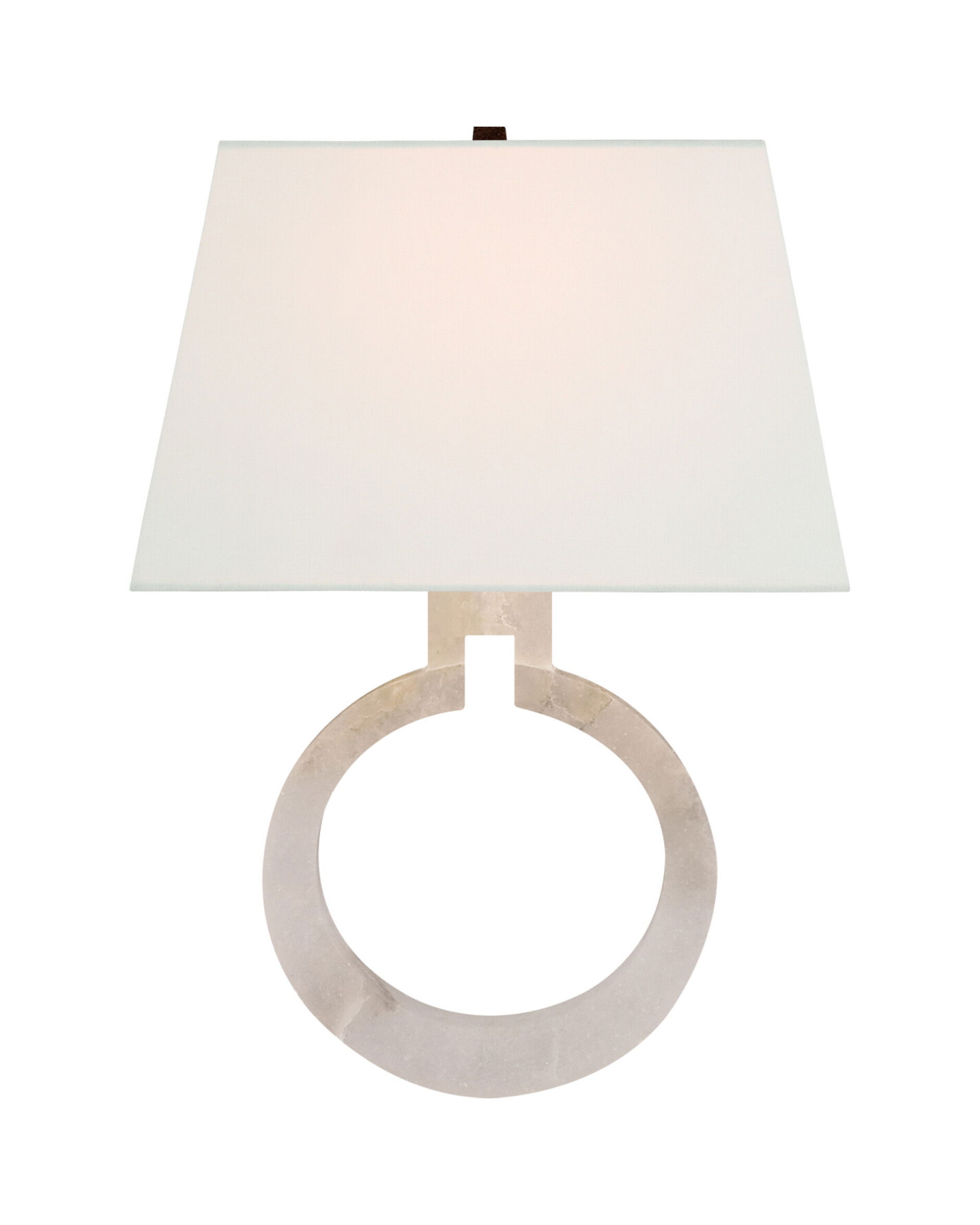 Ring Form vägglampa alabaster L