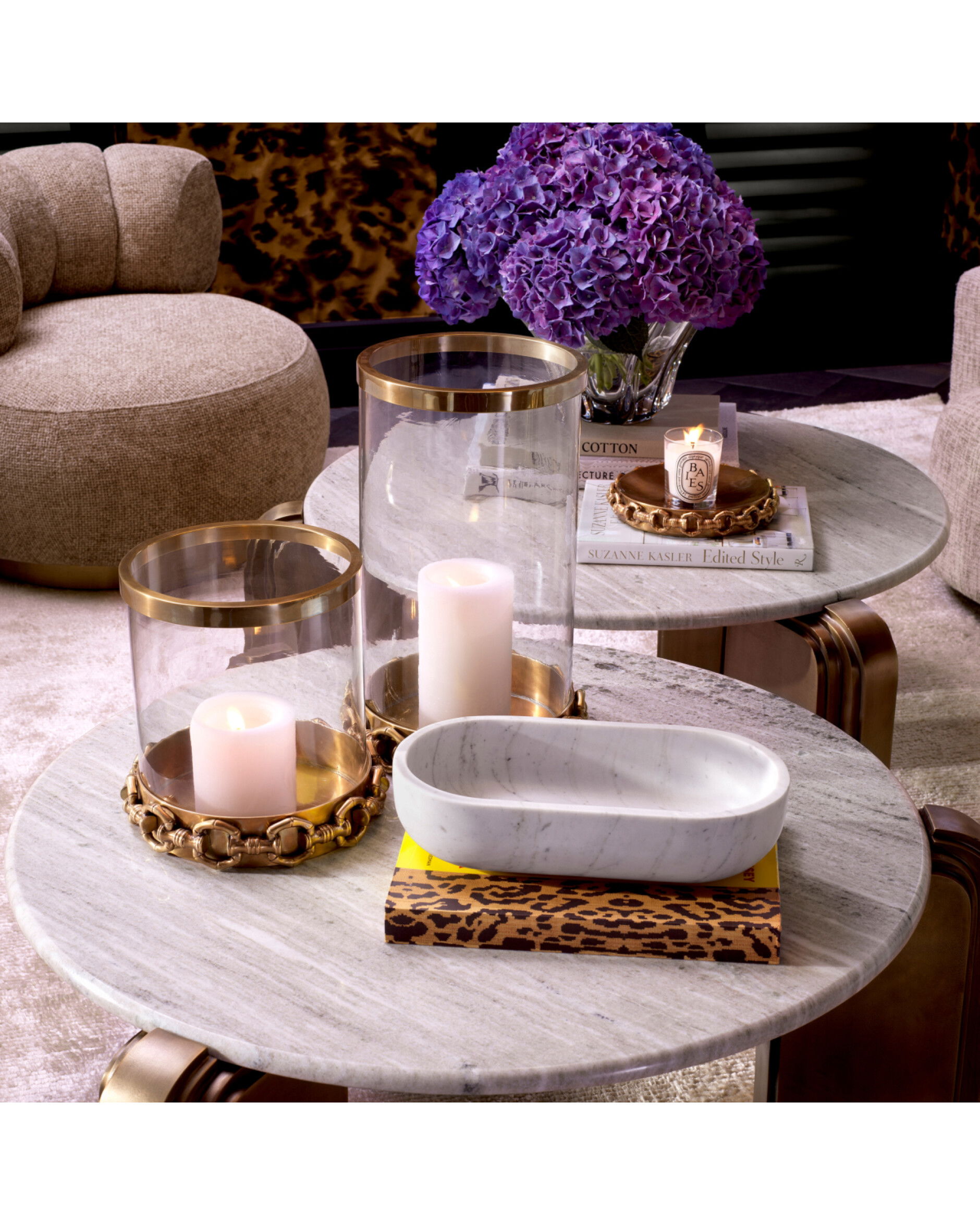 Terrebonne Bowl White Marble