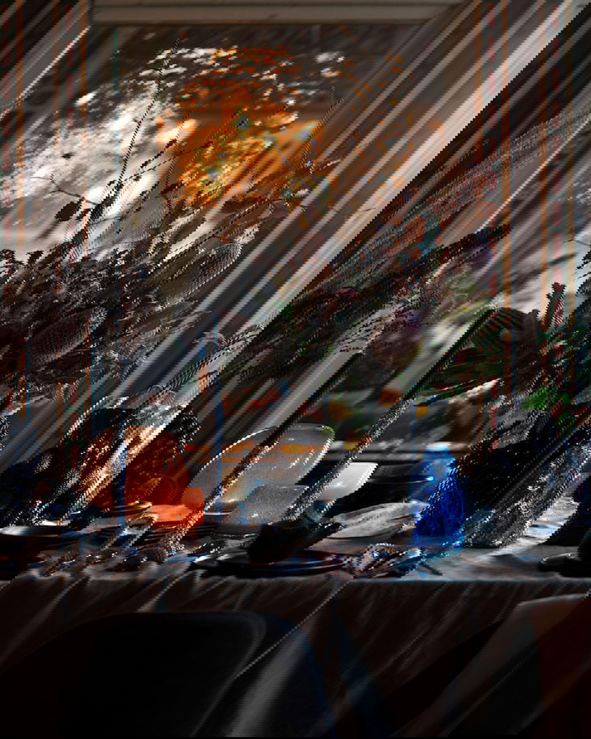 Cecile vas/lykta brun OUTLET