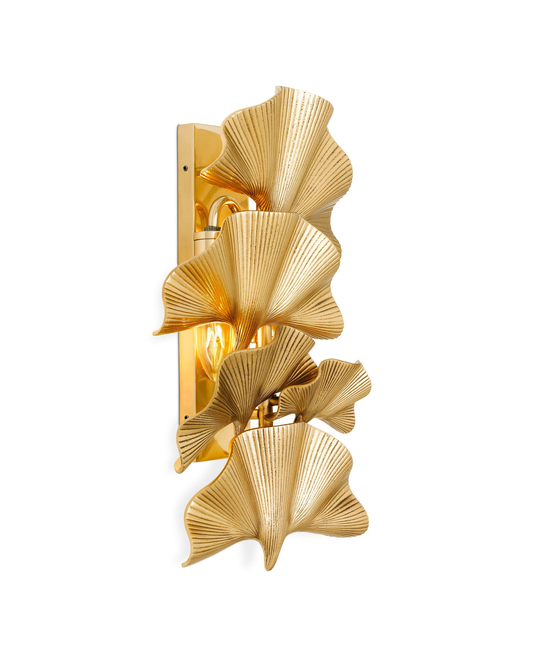 Olivier vägglampa mässing