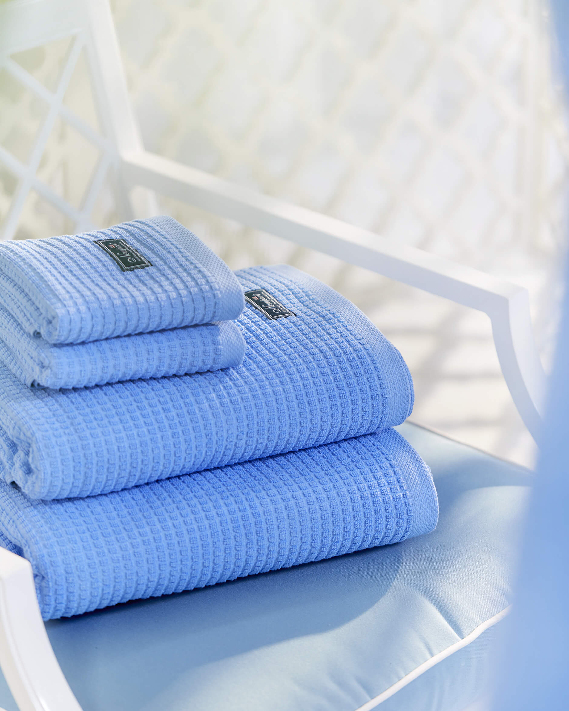 Fisher Island handduk ocean blue