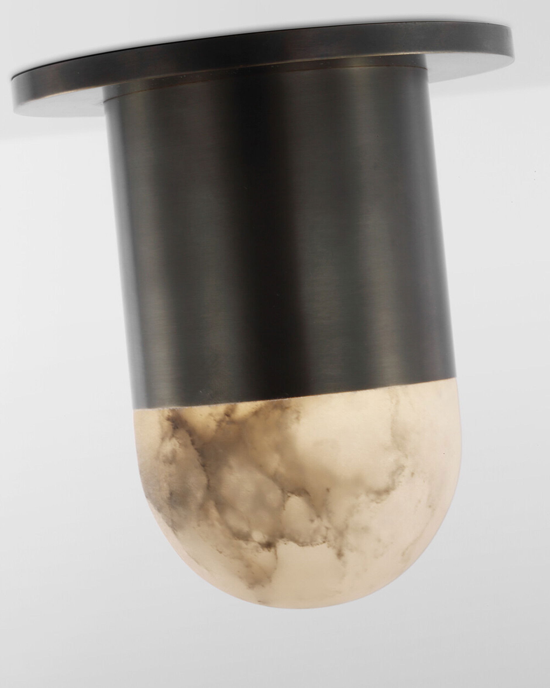 Melange Mini Monopoint Flush Mount Bronze