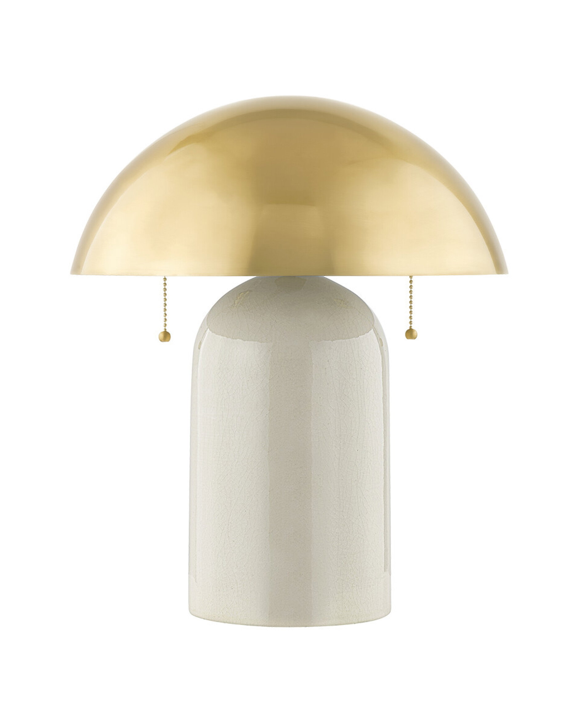 Gaia bordlampe antikk messing